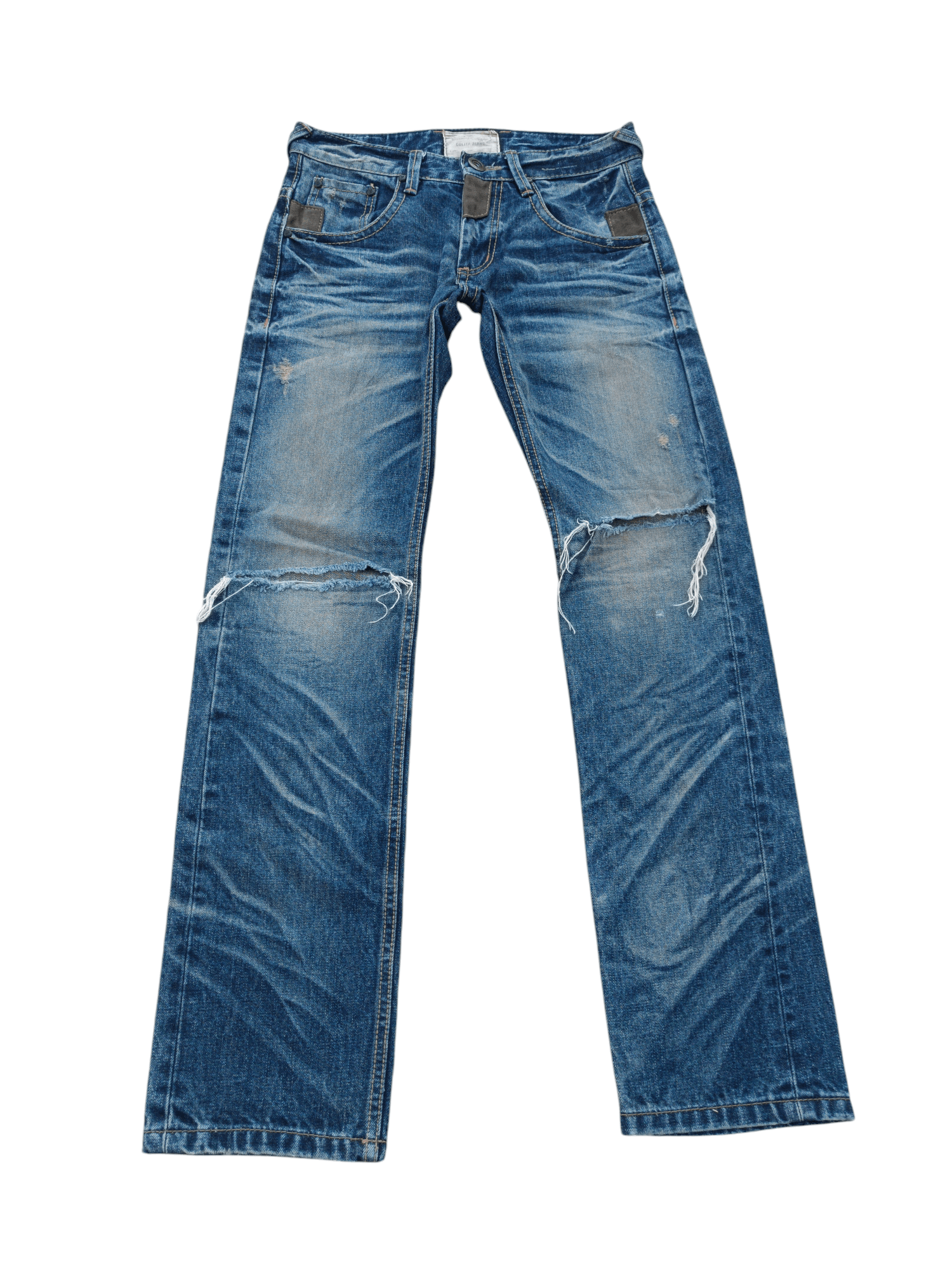 Japanese Brand Lolita 79 Jeans Distress Faded Blue Denim Size US 30 / EU 46 - 1 Thumbnail