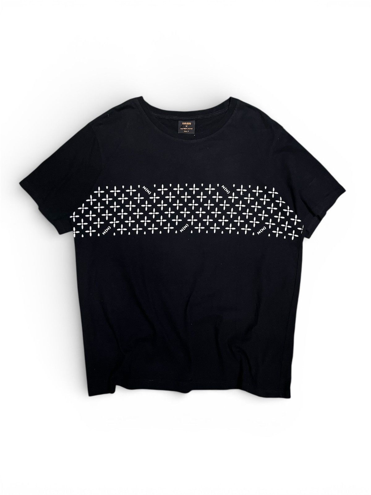 Number (N)ine × Supreme Supreme Number (N)ine Manson Tee Black