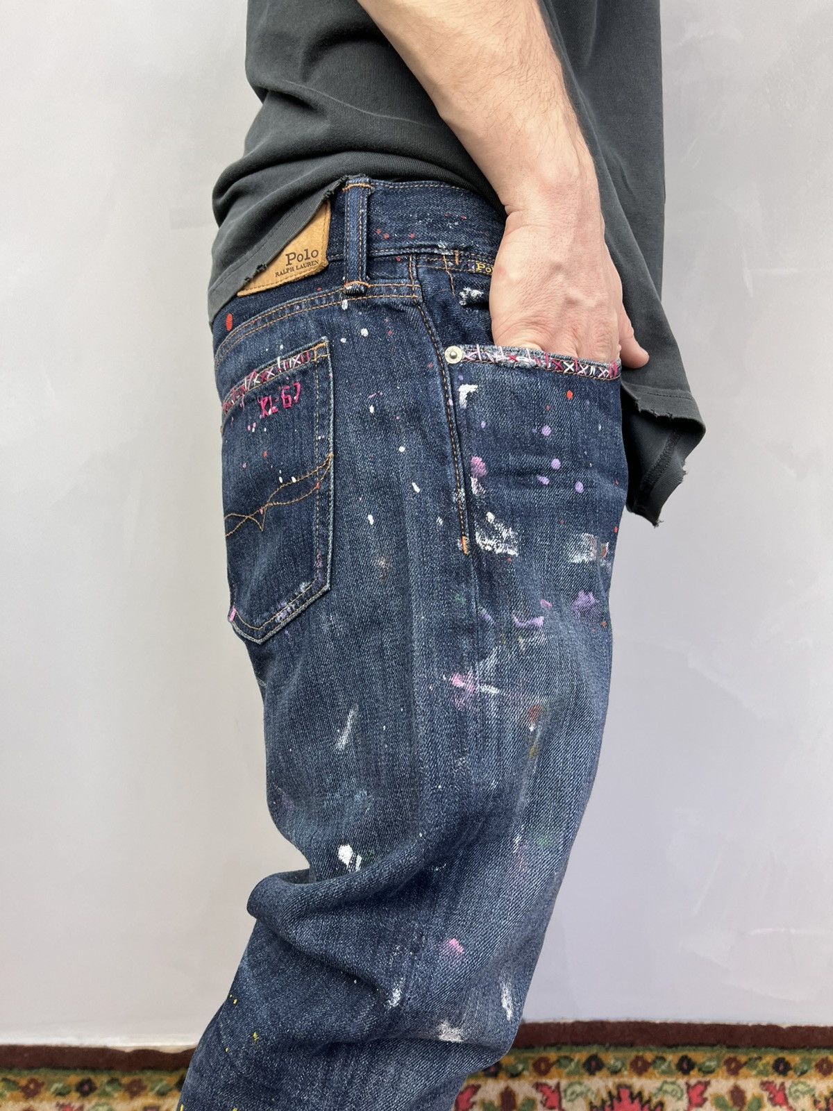Denim & Supply Ralph Lauren × Polo Ralph Lauren × Vintage Vintage Denim & Supply RL Slim Distressed Denim Jeans 36×30 Size US 31 - 5 Thumbnail