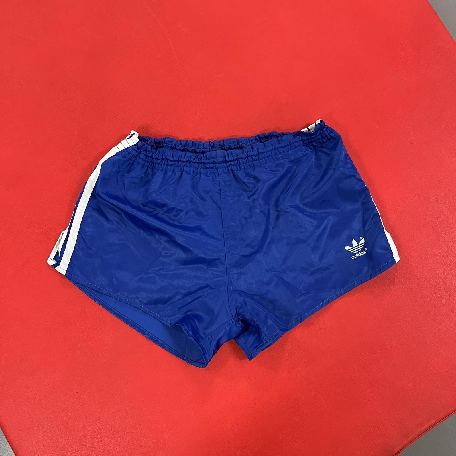 Adidas × Vintage Adidas vintage soccer Nylon shorts Sz M W.Germany 80s Size US 32 / EU 48 - 1 Thumbnail