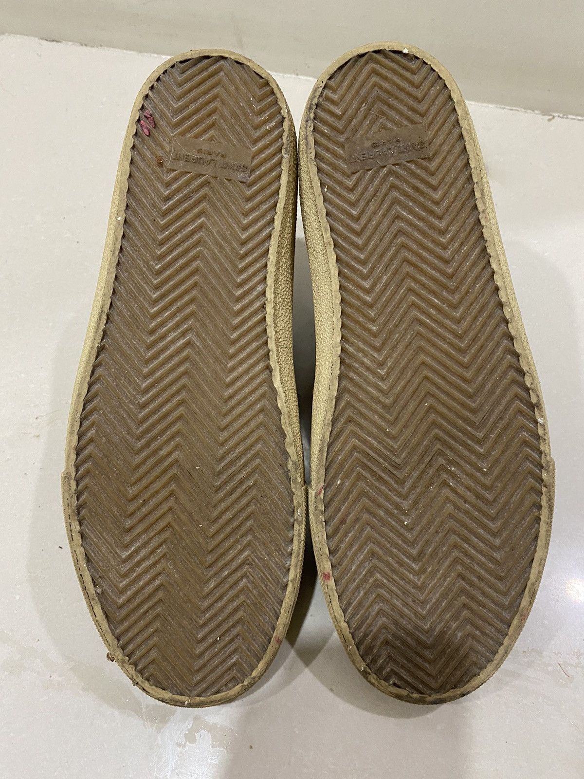 Saint Laurent Paris Yves Saint Laurent Brown Suede Fringe Sneakers Size 10us Size US 10 / EU 43 - 7 Thumbnail