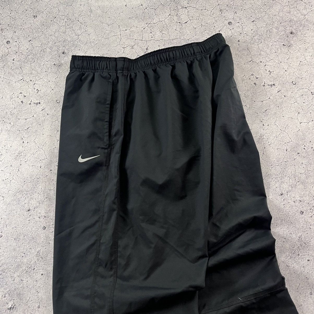 Nike × Vintage Nike Vintage Track Baggy Y2K Drill Streetwear Pants Dri Fit Size US 36 / EU 52 - 8 Thumbnail