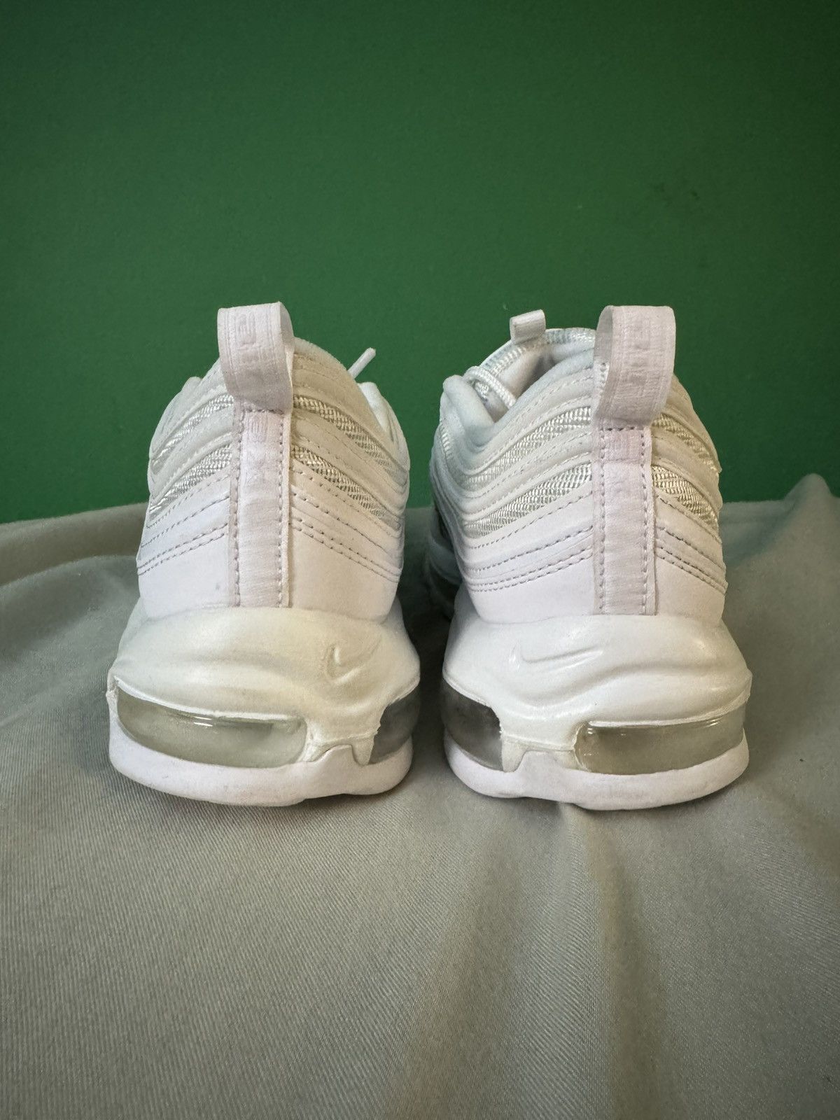 Nike Nike air max 97 triple white wolf grey 2017 Size US 10.5 / EU 43-44 - 3 Thumbnail