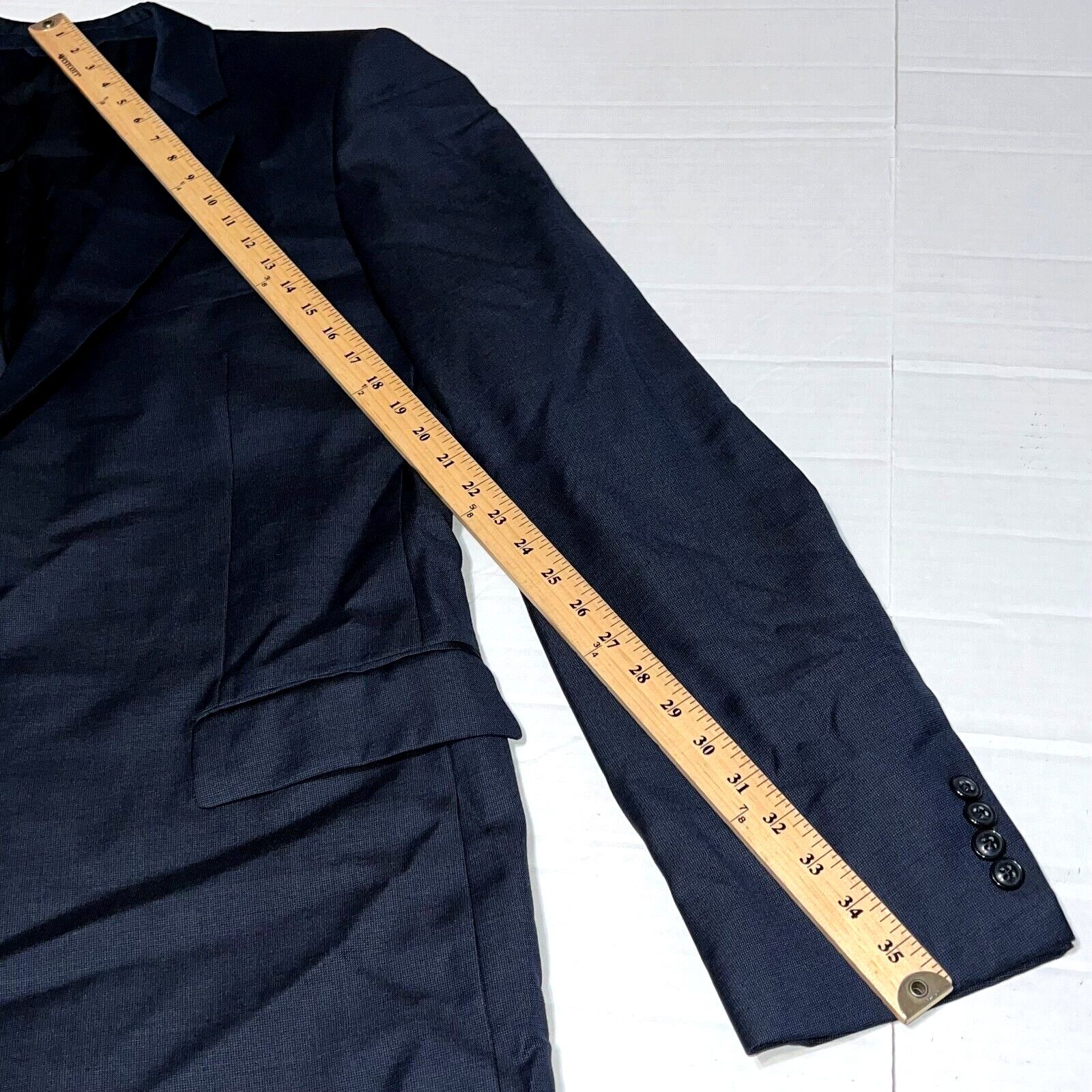 Brooks Brothers Brooks Brothers 1818 Madison 2B Suit Wool Vitale 46XL W40 Size 46R - 12 Thumbnail