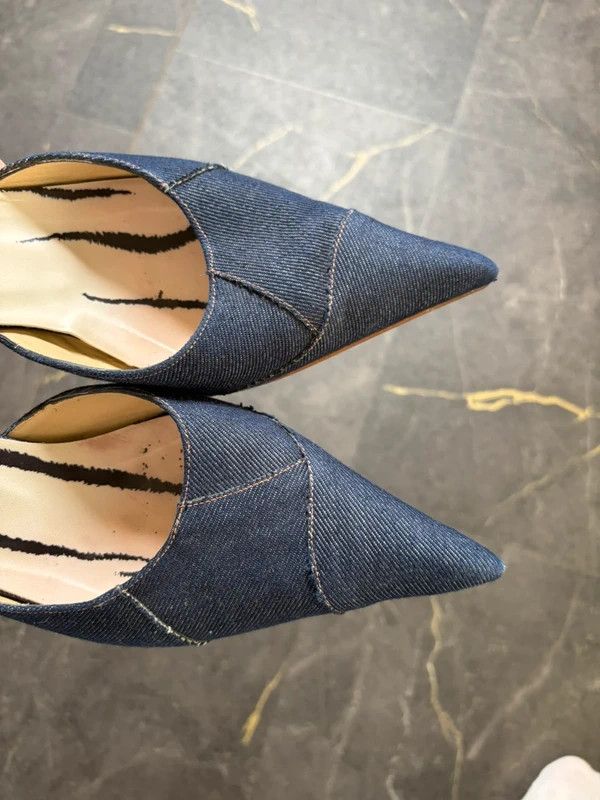 Jeffery West Jeffery West Jeans denim Heels Diva y2k 00s vintage Size US 8 / IT 38 - 5 Thumbnail