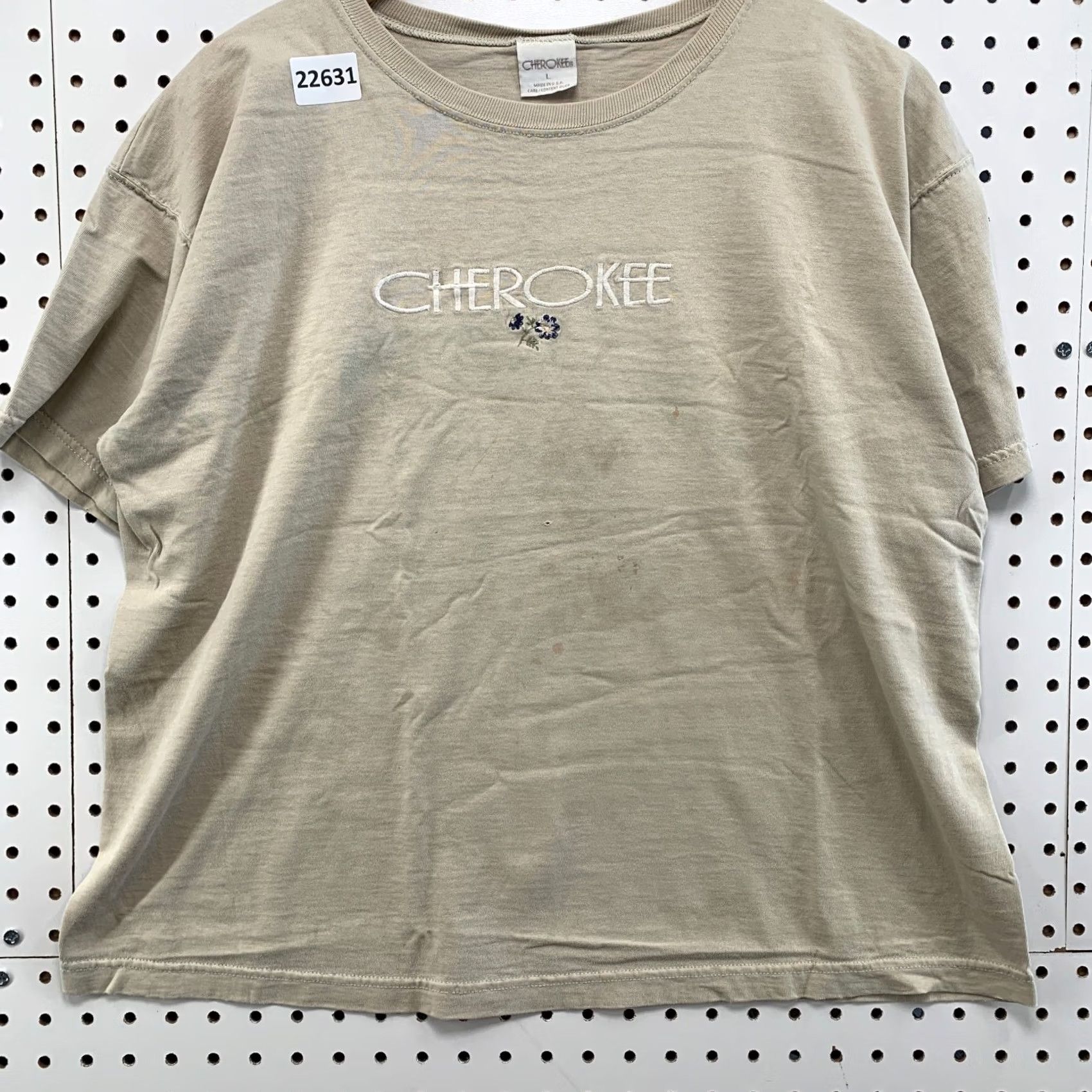 Cherokee VINTAGE Cherokee Shirt Tan Womens Large Embroidered Floral USA MADE Size L / US 10 / IT 46 - 6 Thumbnail