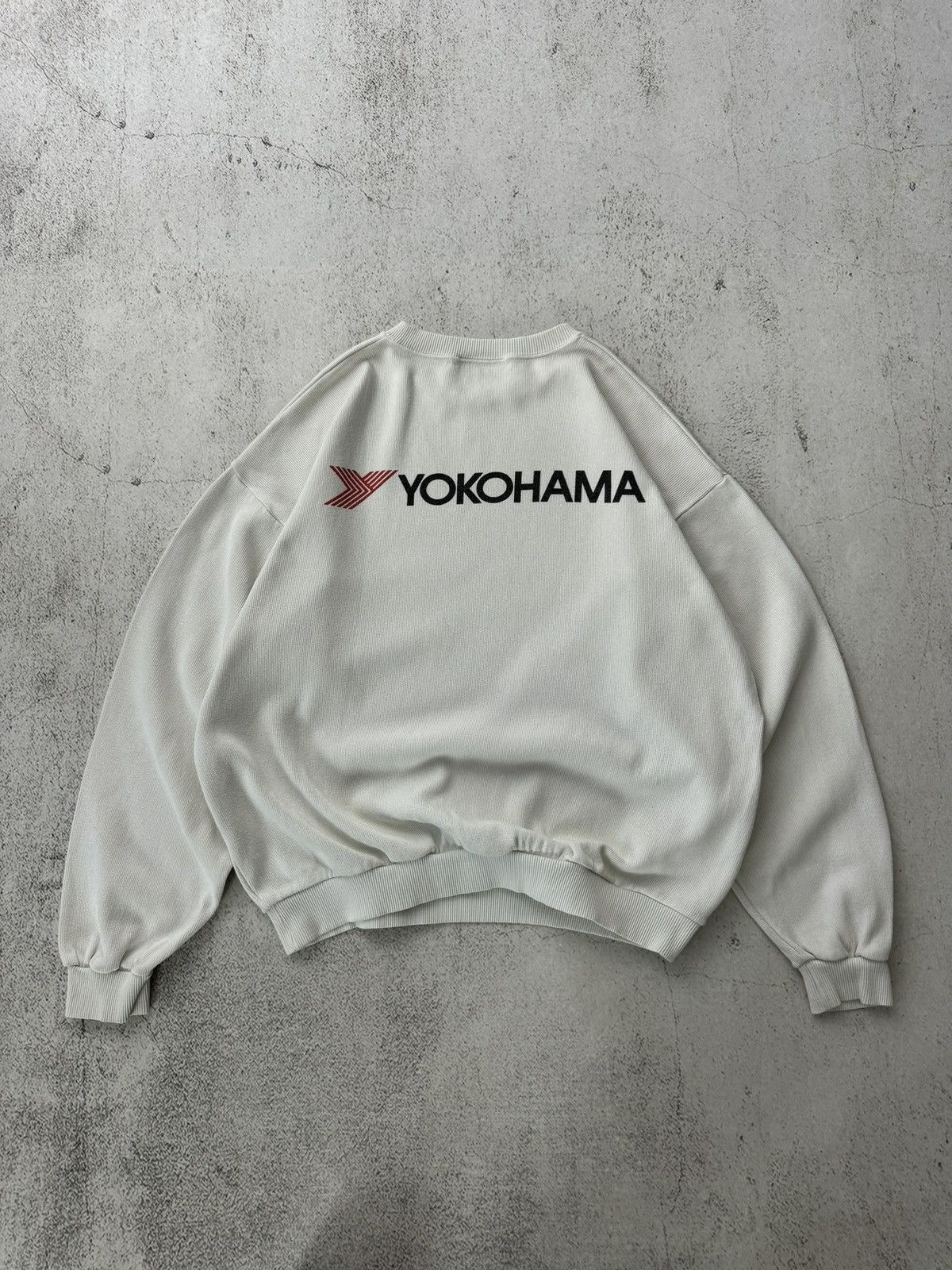 Designer × Japanese Brand Yokohama Japan Vintage Racing Sweatshirt Size US L / EU 52-54 / 3 - 1 Thumbnail