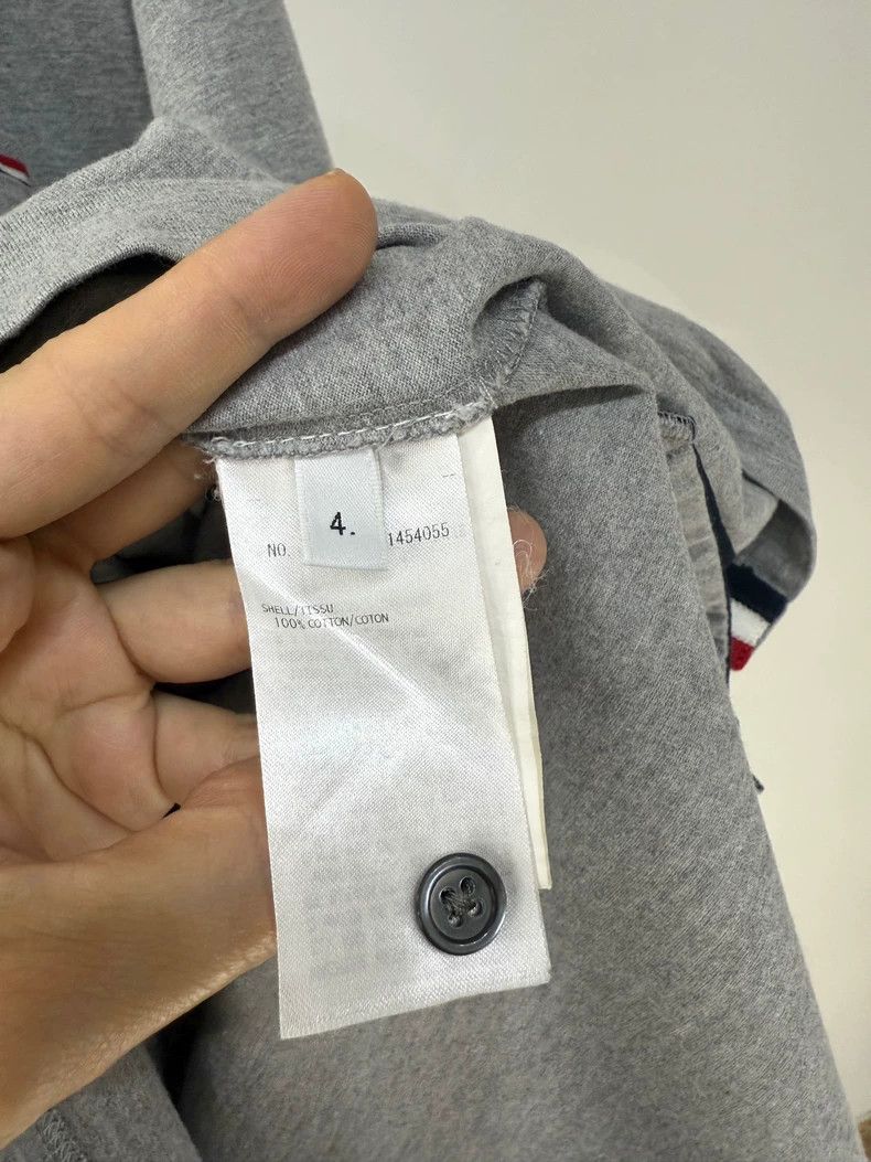 Thom Browne Thom Browne Grey T-shirt, short sleeves Size US XL / EU 56 / 4 - 5 Thumbnail