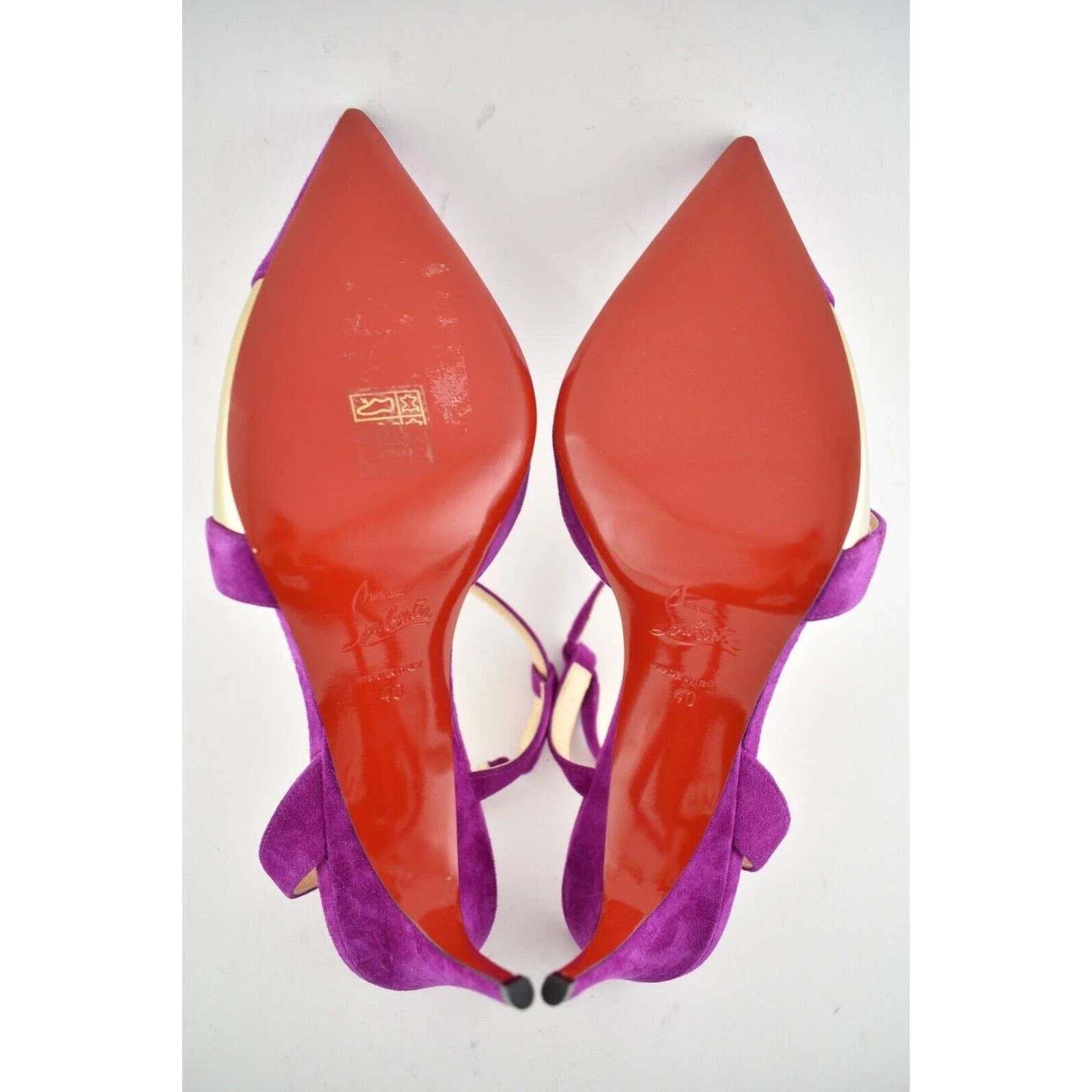 Christian Louboutin Christian Louboutin Platina 85 Pink Richelieu Cross Strap Size US 10 / IT 40 - 12 Thumbnail