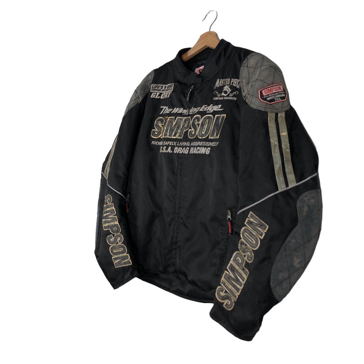 Hein Gericke 🔥Vintage Racing Motorcross Jacket Full Patch Simpson USA Size US L / EU 52-54 / 3 - 2 Thumbnail