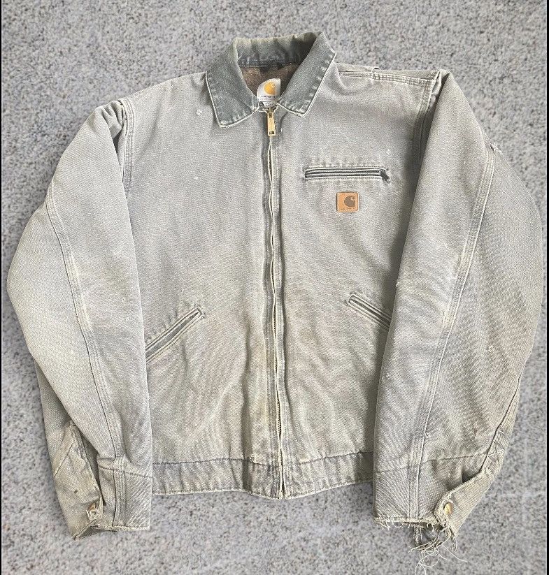 Carhartt Vintage Carhartt J97 GVL Detroit Jacket - Large Tall - 0317 Size US L / EU 52-54 / 3 - 1 Thumbnail