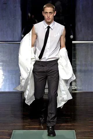 Raf Simons RAF SIMONS SS2005 SLEEVELESS SHIRT Size US S / EU 44-46 / 1 - 5 Thumbnail