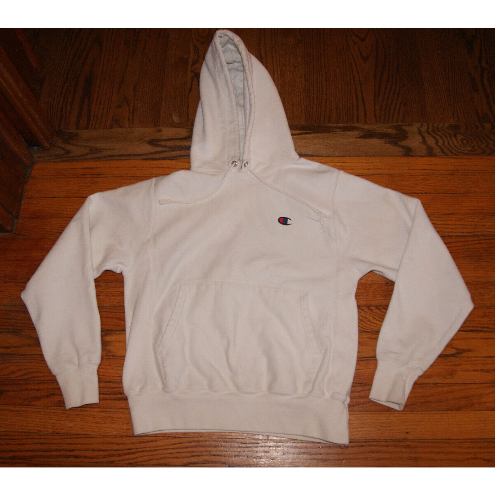Champion Champion Reverse Weave White Small Hoodie Sweatshirt Blank Size US S / EU 44-46 / 1 - 2 Thumbnail