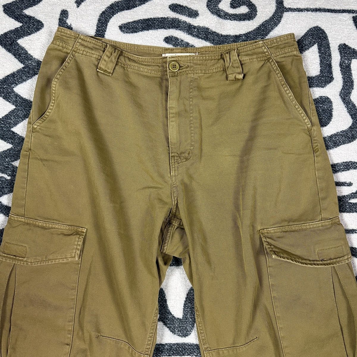 Bdg BDG Jacob Twill Cargo Pant Dark Green Size 34 Size US 34 / EU 50 - 2 Thumbnail