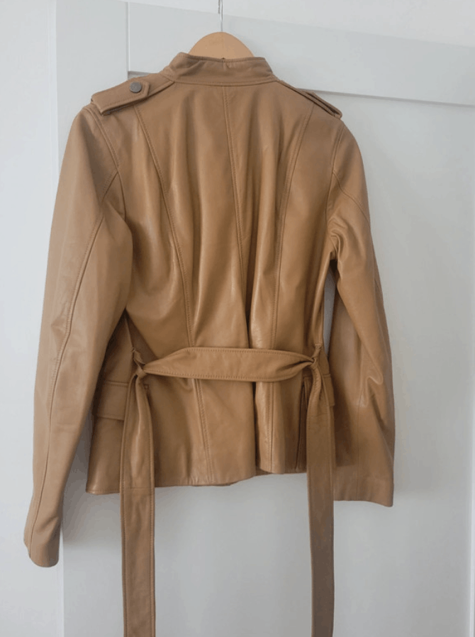 Just Cavalli × Leather × Roberto Cavalli Cavalli Jacket Leather Coat Trench Roberto Biker Moto EX0095 Size M / US 6-8 / IT 42-44 - 2 Thumbnail
