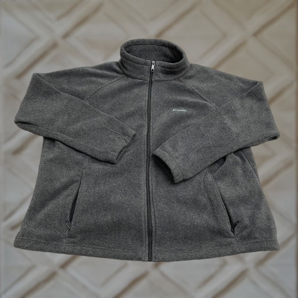 Vintage Columbia Jacket Benton Springs Fleece Gray Full Zip Womens 3X Outdoor Outdoor Hiking Classic, Designer, Outdoor Womens 3X Gray Jacket Size XXL / US 16-18 / IT 52-54 - 1 Thumbnail