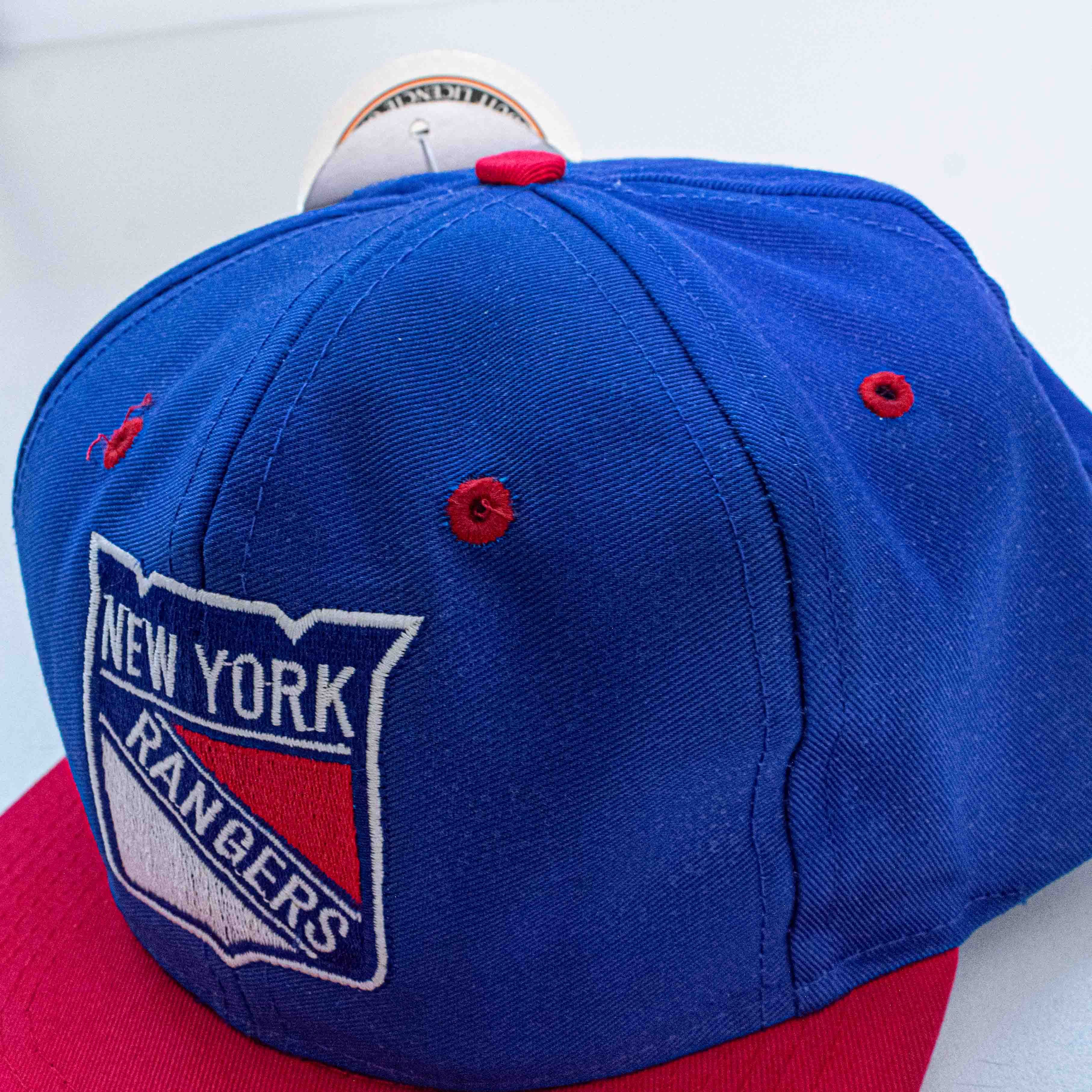 NHL New York Rangers Plain Logo AJD NHL Snapback Hat Size ONE SIZE - 8 Thumbnail