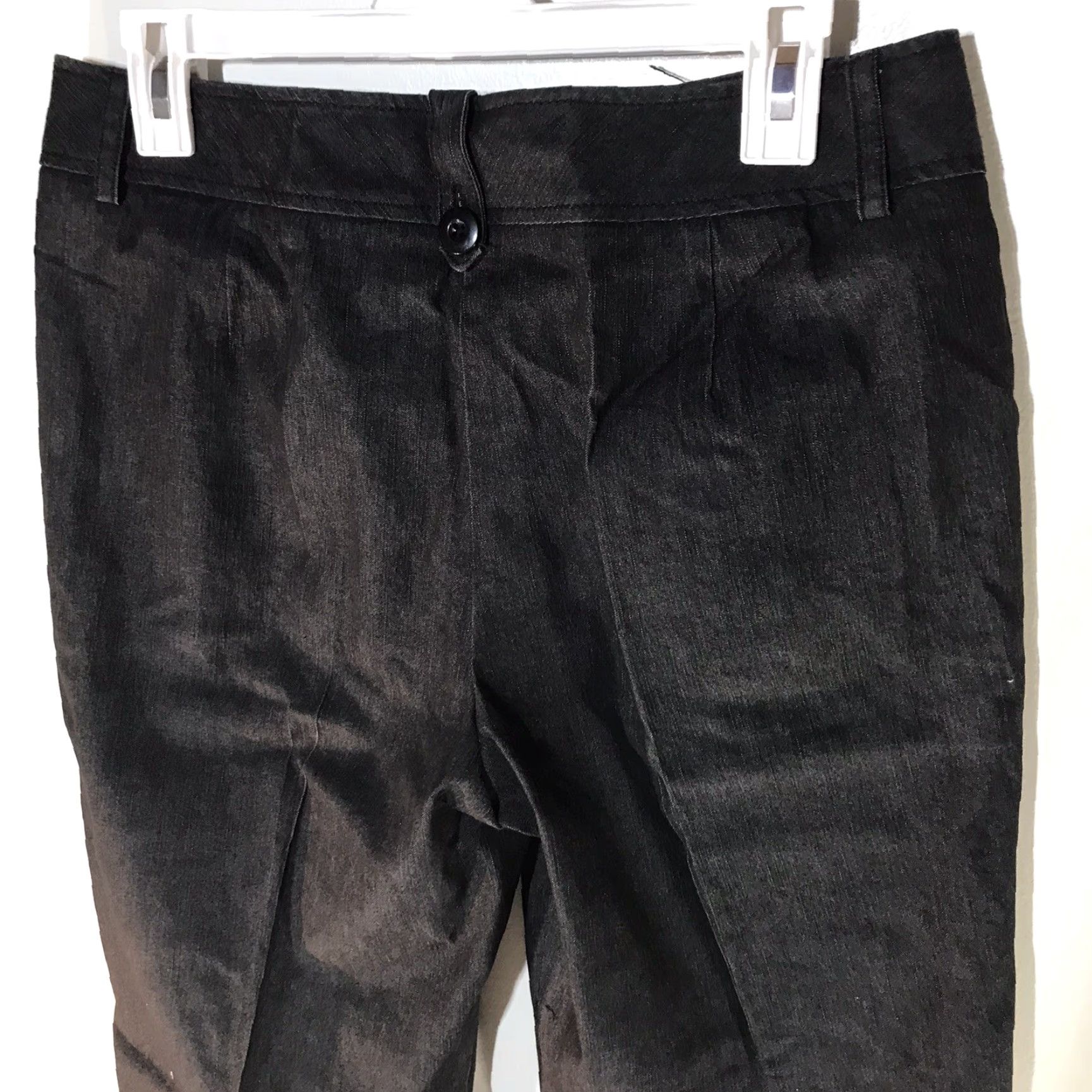 Vintage New Directions Black Wide Leg Dress Pants Womens Size 10 Straight Leg Pants Size 32" / US 10 / IT 46 - 5 Thumbnail