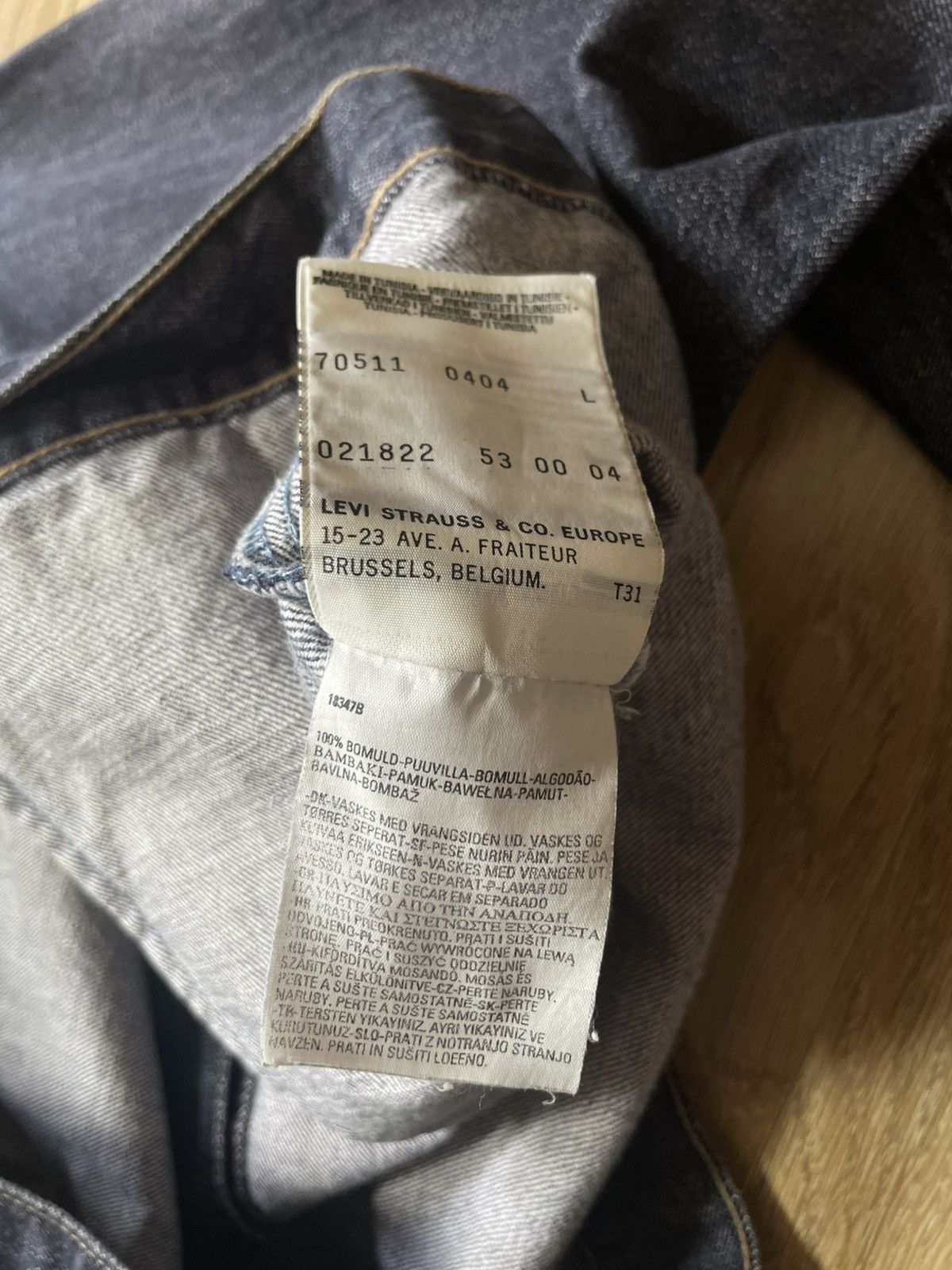 Levi's LEVI'S 70511 TWO POCKET Size US L / EU 52-54 / 3 - 6 Thumbnail