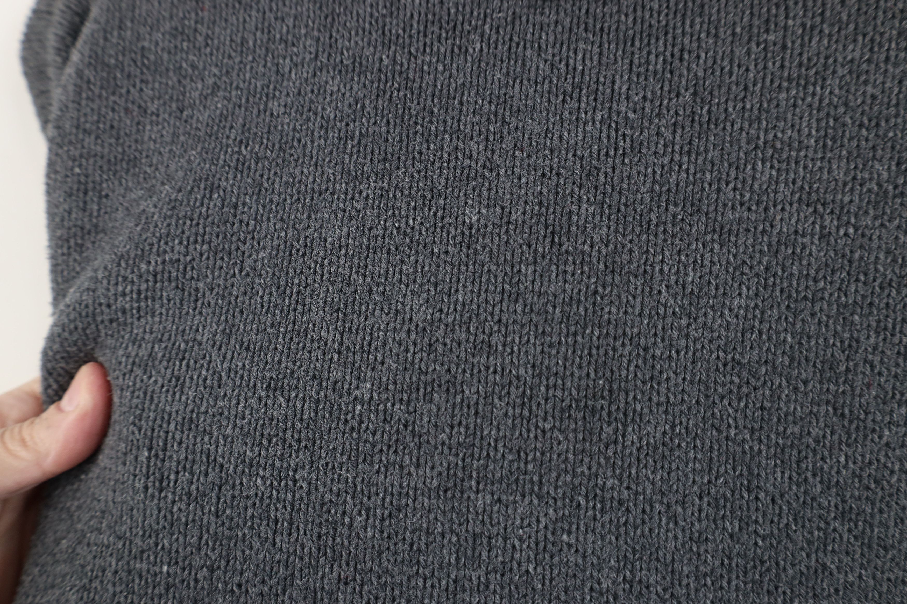 Madewell Madewell Blank Cotton Ribbed Knit Turtleneck Sweater Gray Size XL / US 12-14 / IT 48-50 - 5 Thumbnail