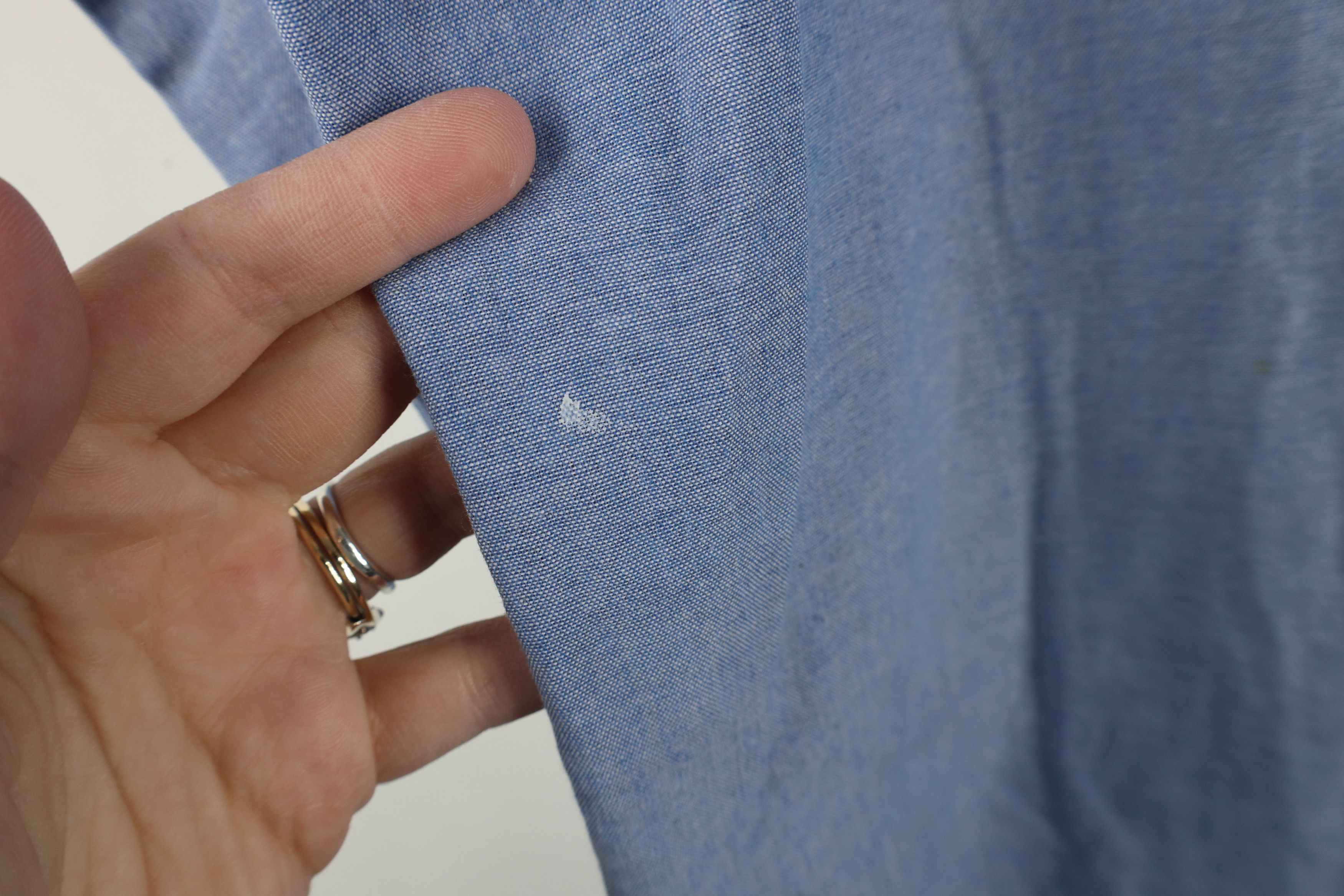 Vintage Vintage 90s Streetwear Chambray Workwear Button Shirt Blue Size US L / EU 52-54 / 3 - 9 Thumbnail