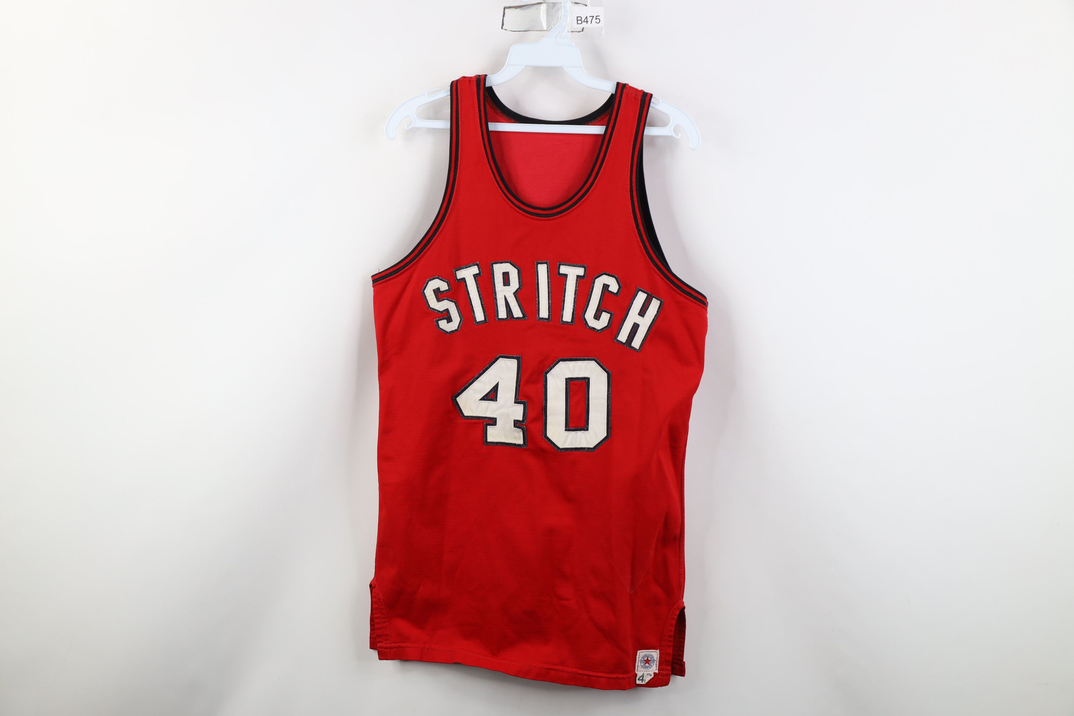 Vintage Vintage 50s 60s Durene Rayon Basketball Jersey Red USA #40 Size US XXL / EU 58 / 5 - 1 Thumbnail