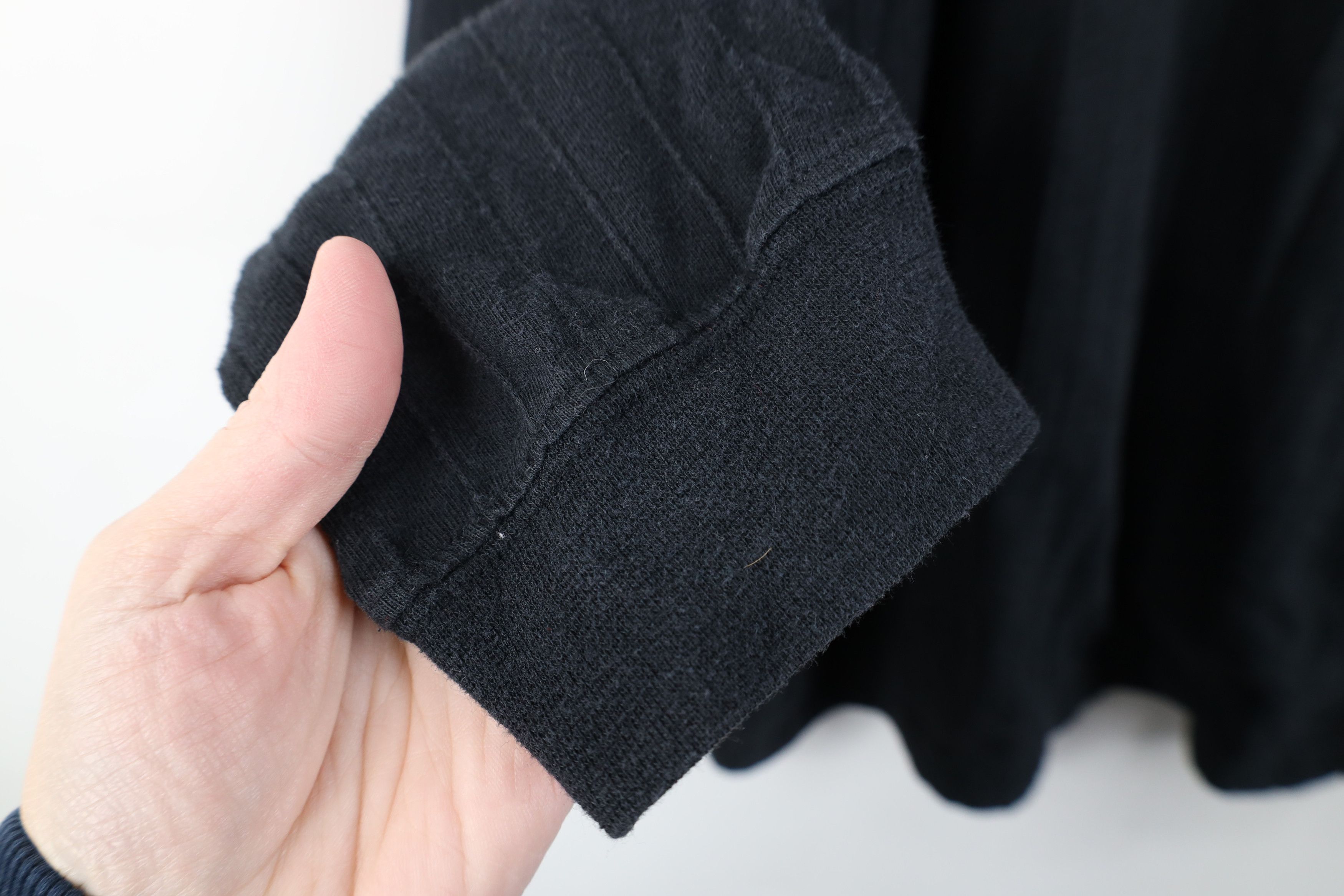Vintage Vintage 90s Streetwear Ribbed Mock Neck Long Sleeve T-Shirt Size US XL / EU 56 / 4 - 7 Thumbnail