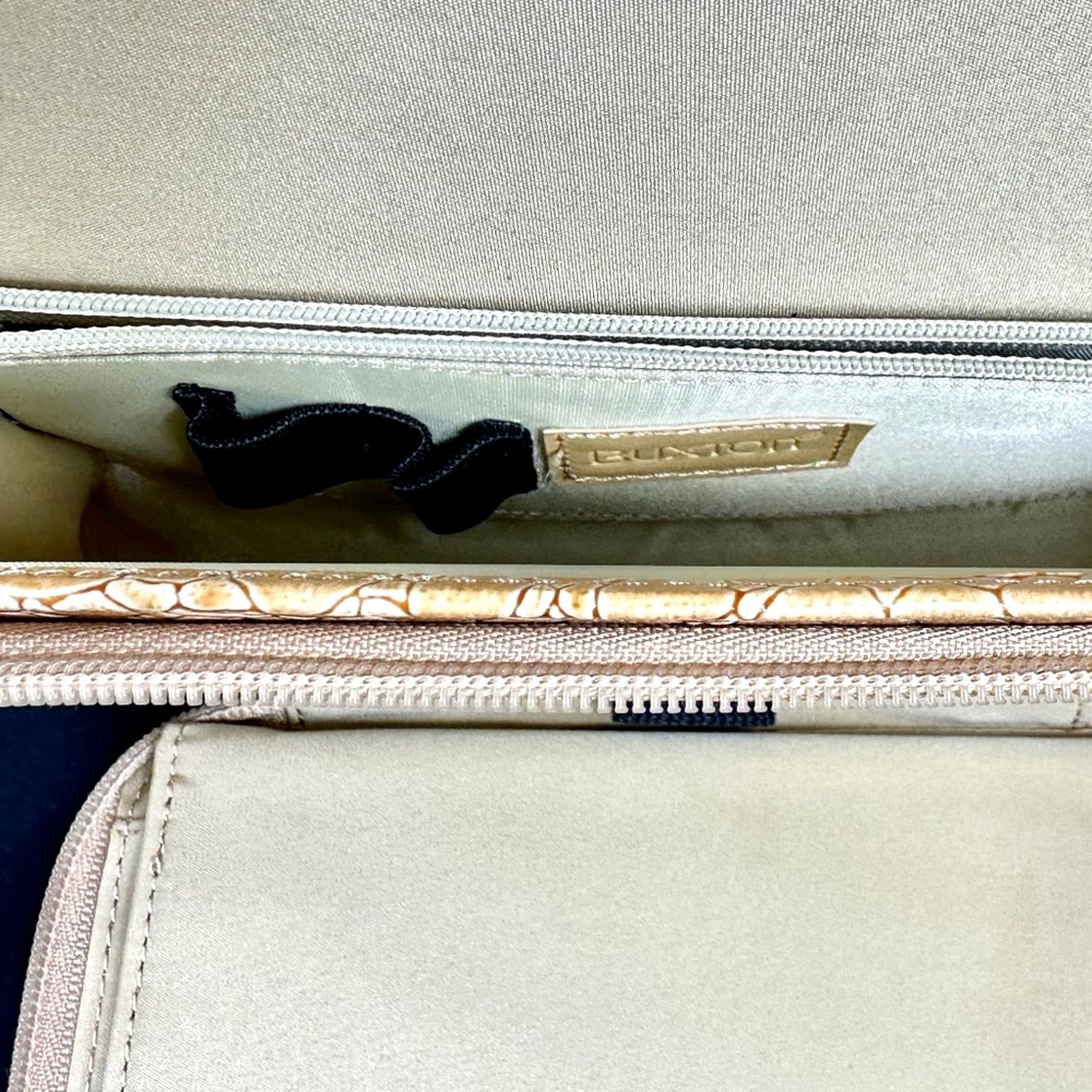 Other Buxton Faux Croc Clutch Purse Strap Checkbook Cover -Tan Size ONE SIZE - 12 Thumbnail