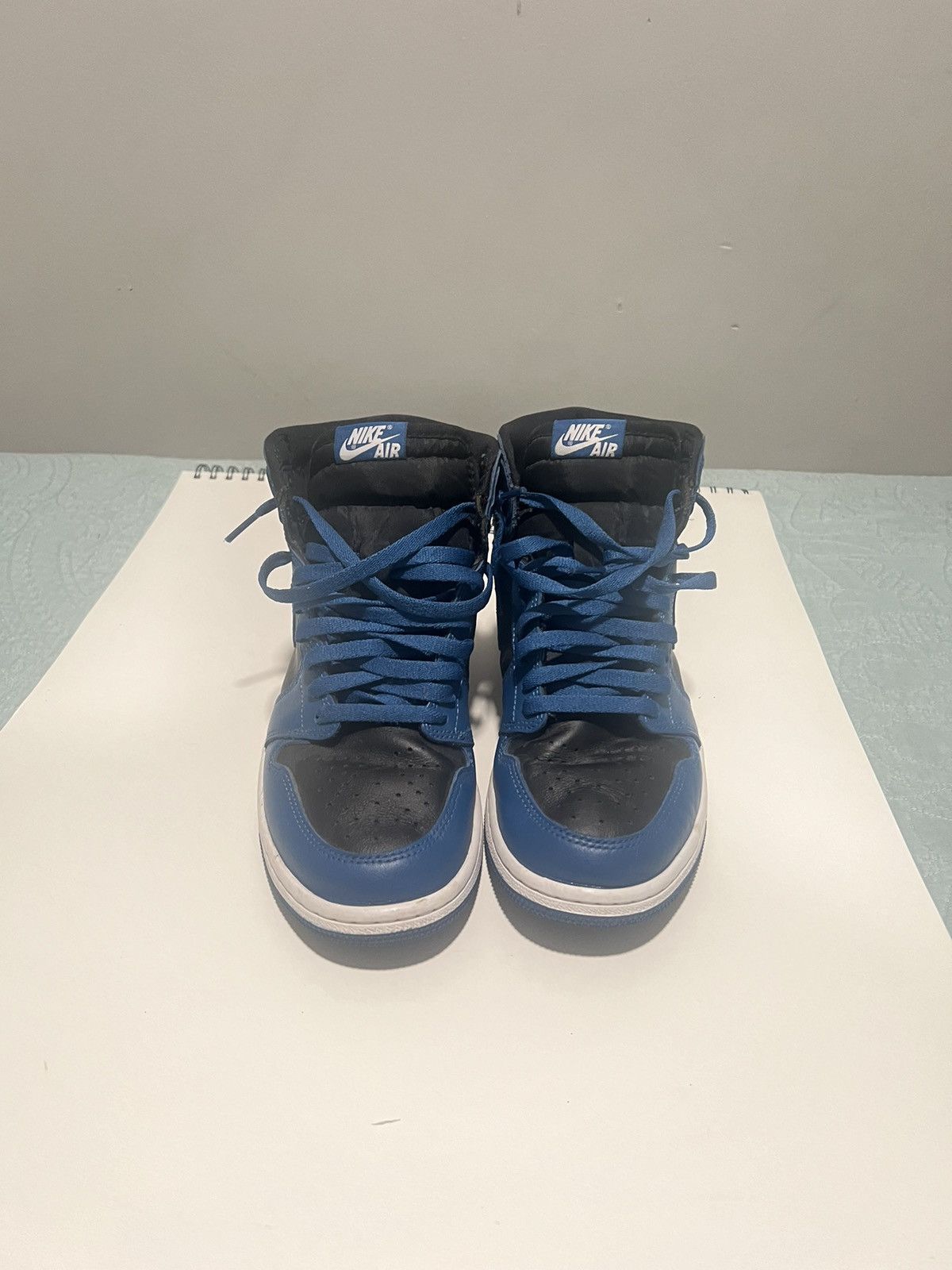Jordan Brand × Nike Air Jordan 1 Retro High OG 'Dark Marina Blue' Size US 9 / EU 42 - 4 Thumbnail