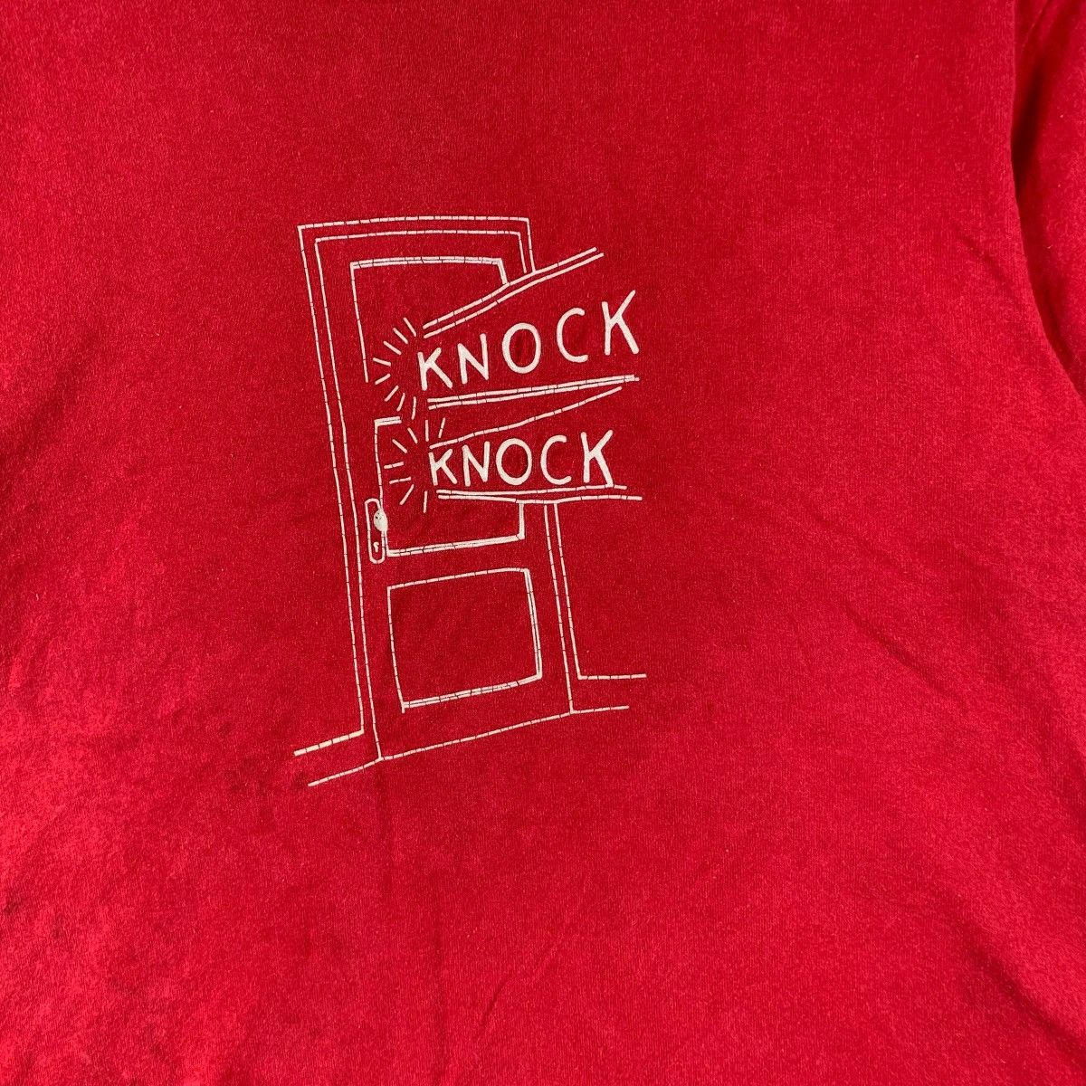 Vintage Vintage ROY LICHTENSTEIN KNOCK KNOCK Poster Tee Shirt Top Size US M / EU 48-50 / 2 - 4 Thumbnail