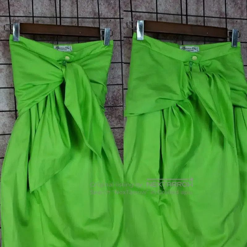 Dior Dior Green Cotton Mid. Size 23" - 6 Thumbnail