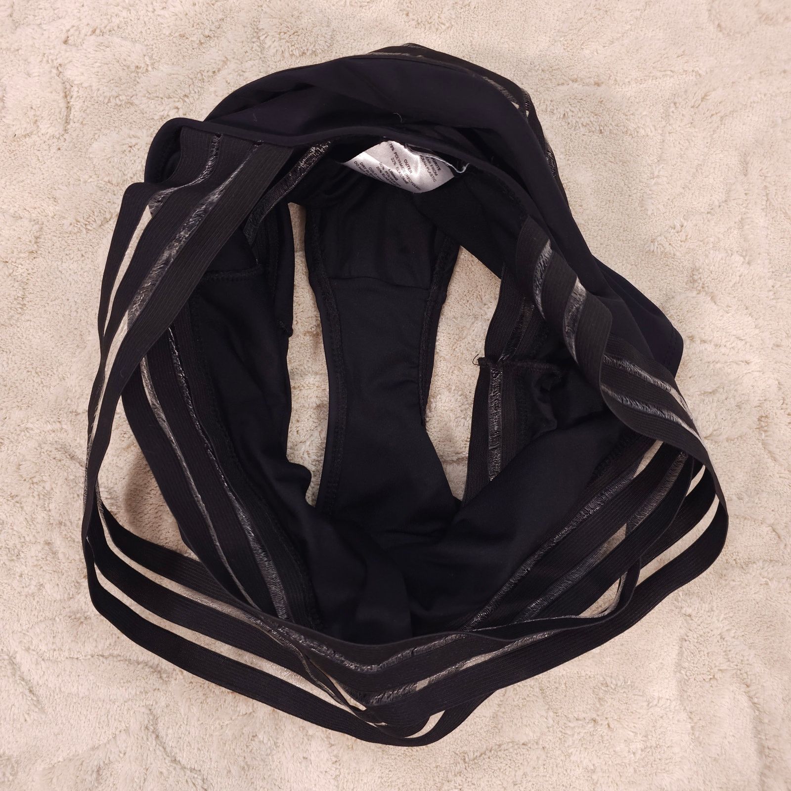 Other Aava Imogen Crossover Swimsuit Black Sz Large Size ONE SIZE - 6 Thumbnail