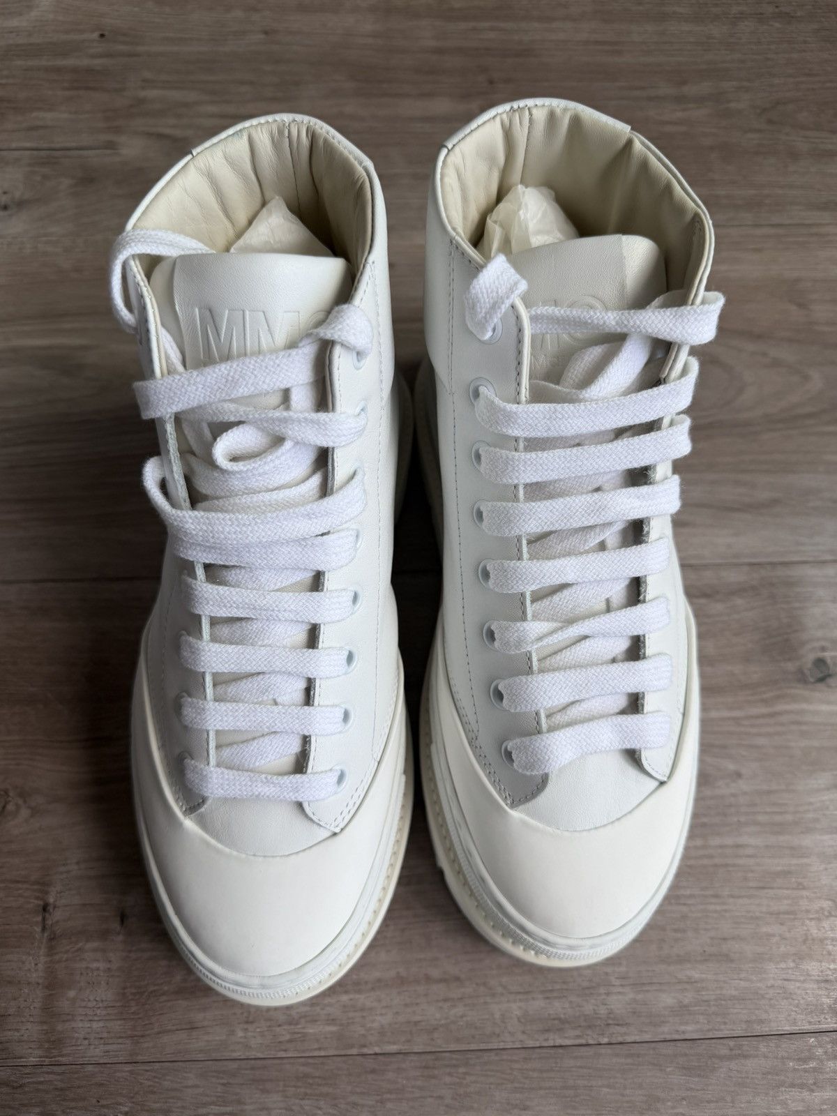 MM6 MM6 Margiela Platform High Top Sneakers White EU36 New w/Box Size US 6 / IT 36 - 6 Thumbnail