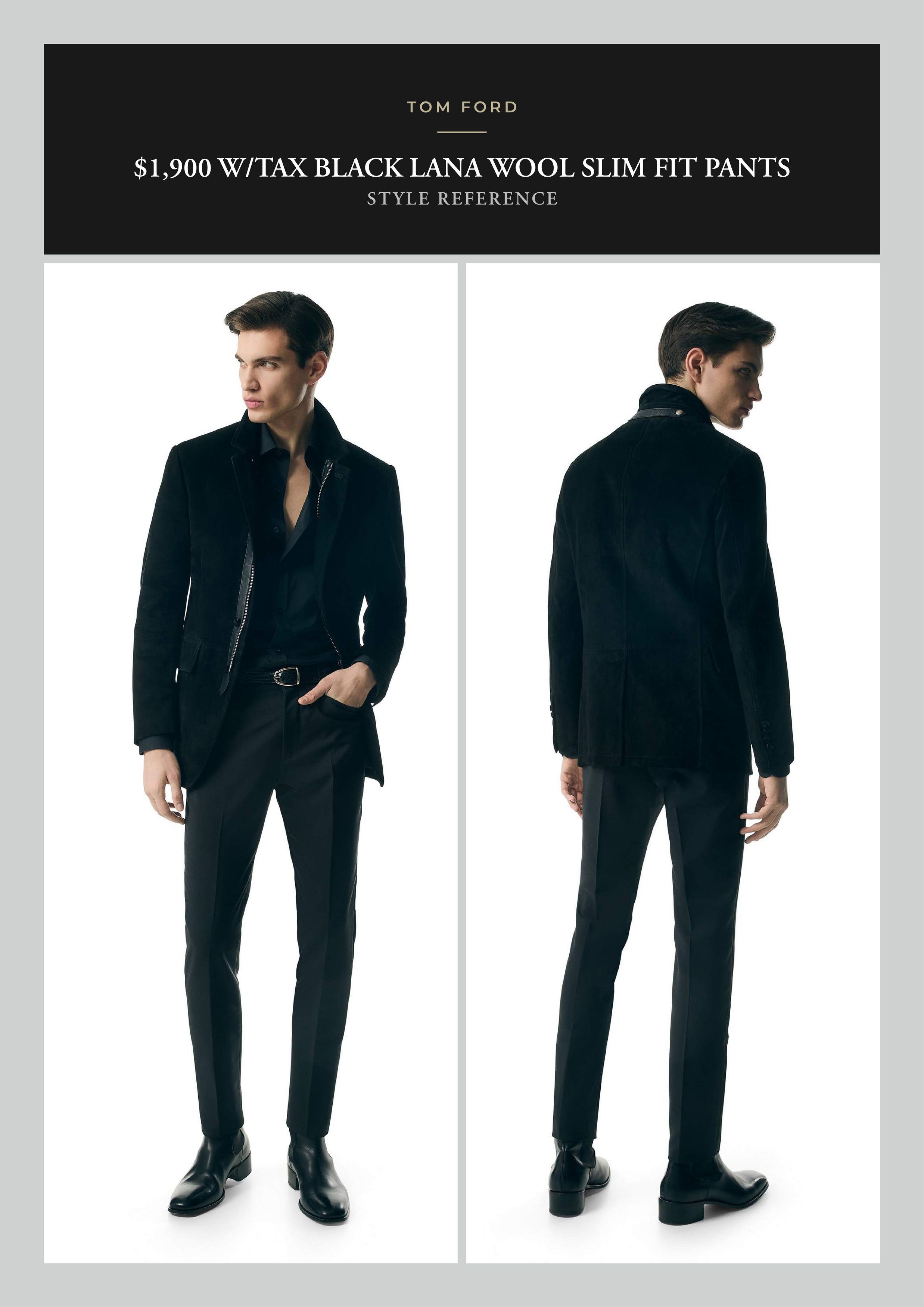 Tom Ford Best Dressed Rare $1,900 w/tax Tom's Personal Favorite Pants Size US 34 / EU 50 - 11 Thumbnail