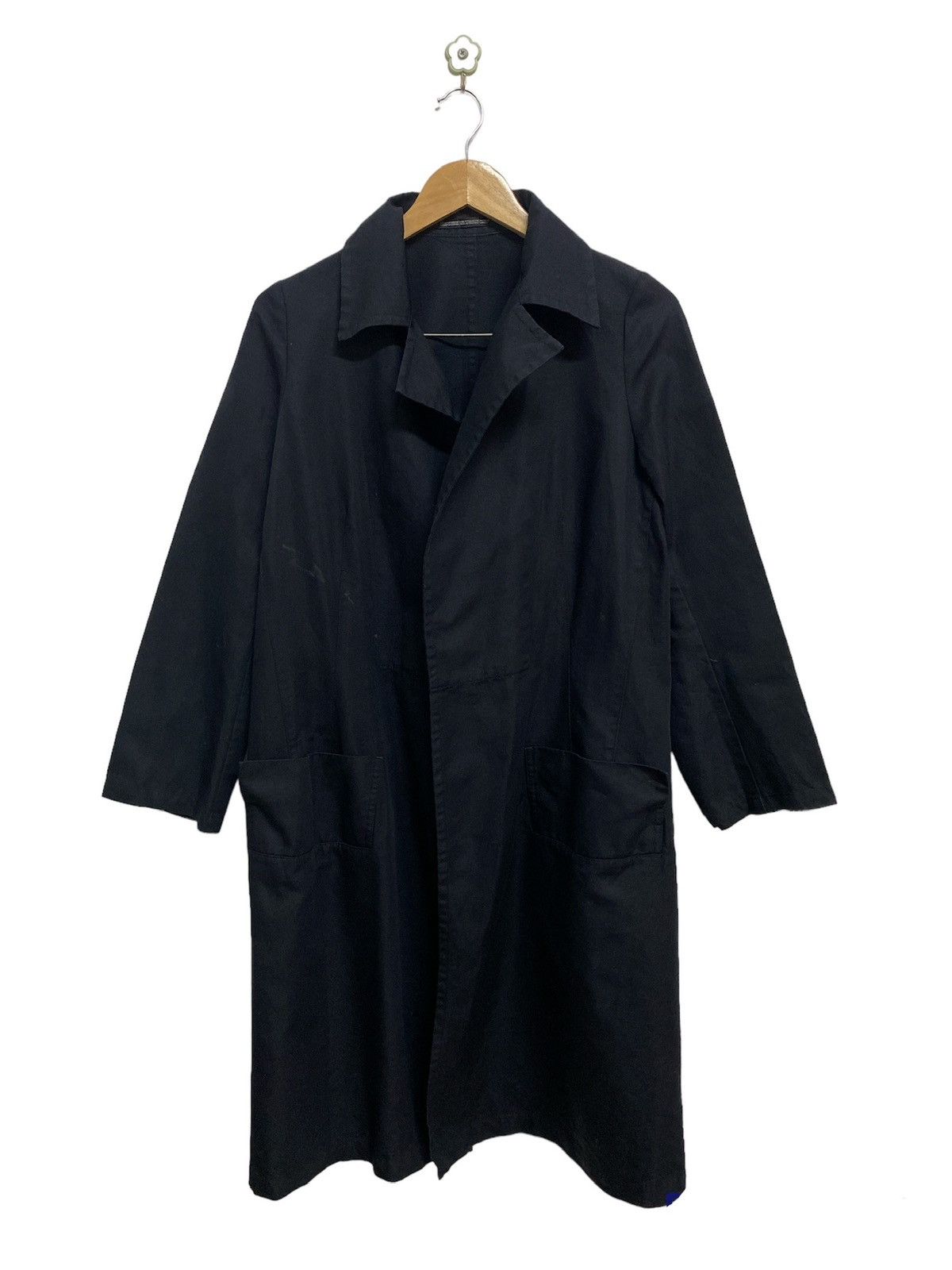 Yohji Yamamoto Vintage Yohji Yamamoto Y's Ramie Long Coat/ Jacket Size US M / EU 48-50 / 2 - 3 Thumbnail
