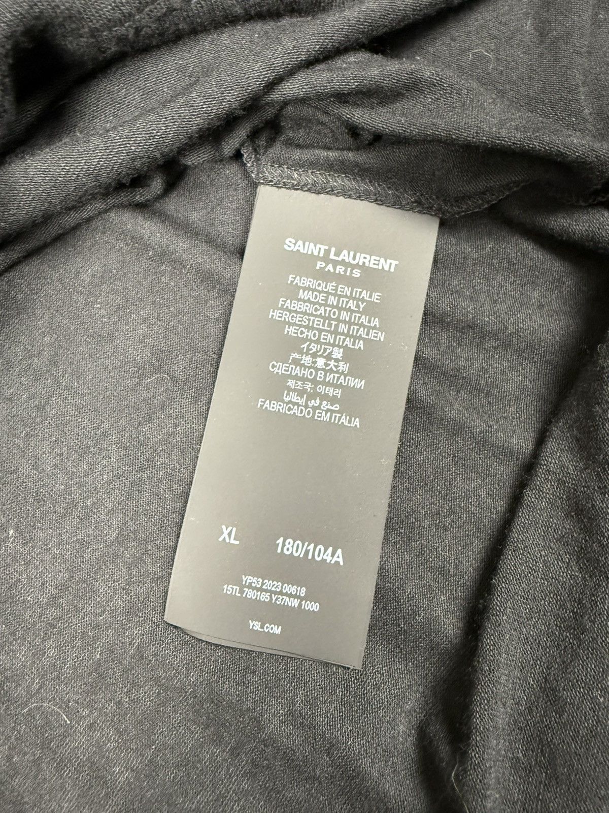 Saint Laurent Paris Viscose Tee Size US XL / EU 56 / 4 - 3 Thumbnail