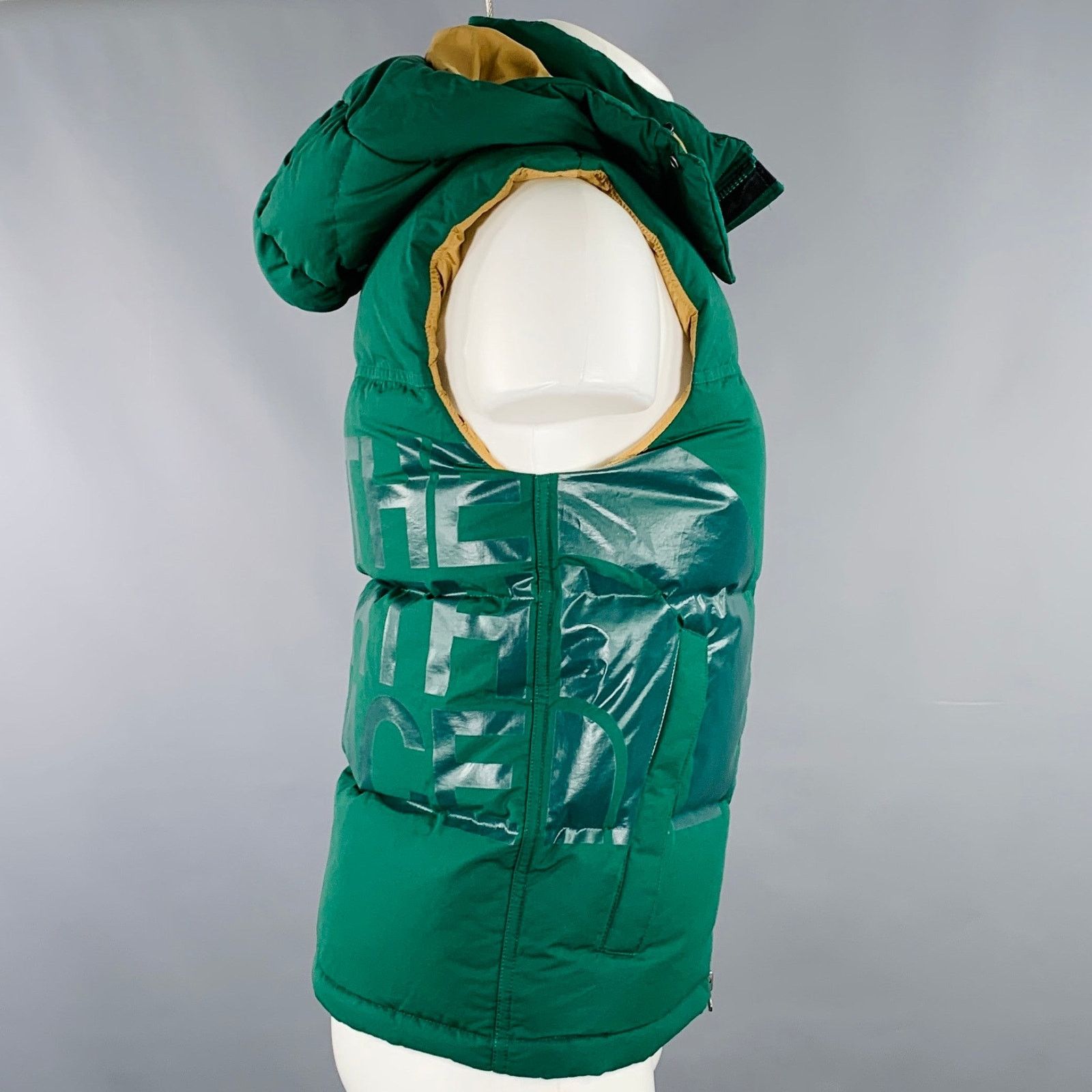 Junya Watanabe XS Green Quilted Cotton Nylon Vest Size US XS / EU 42 / 0 - 2 Thumbnail