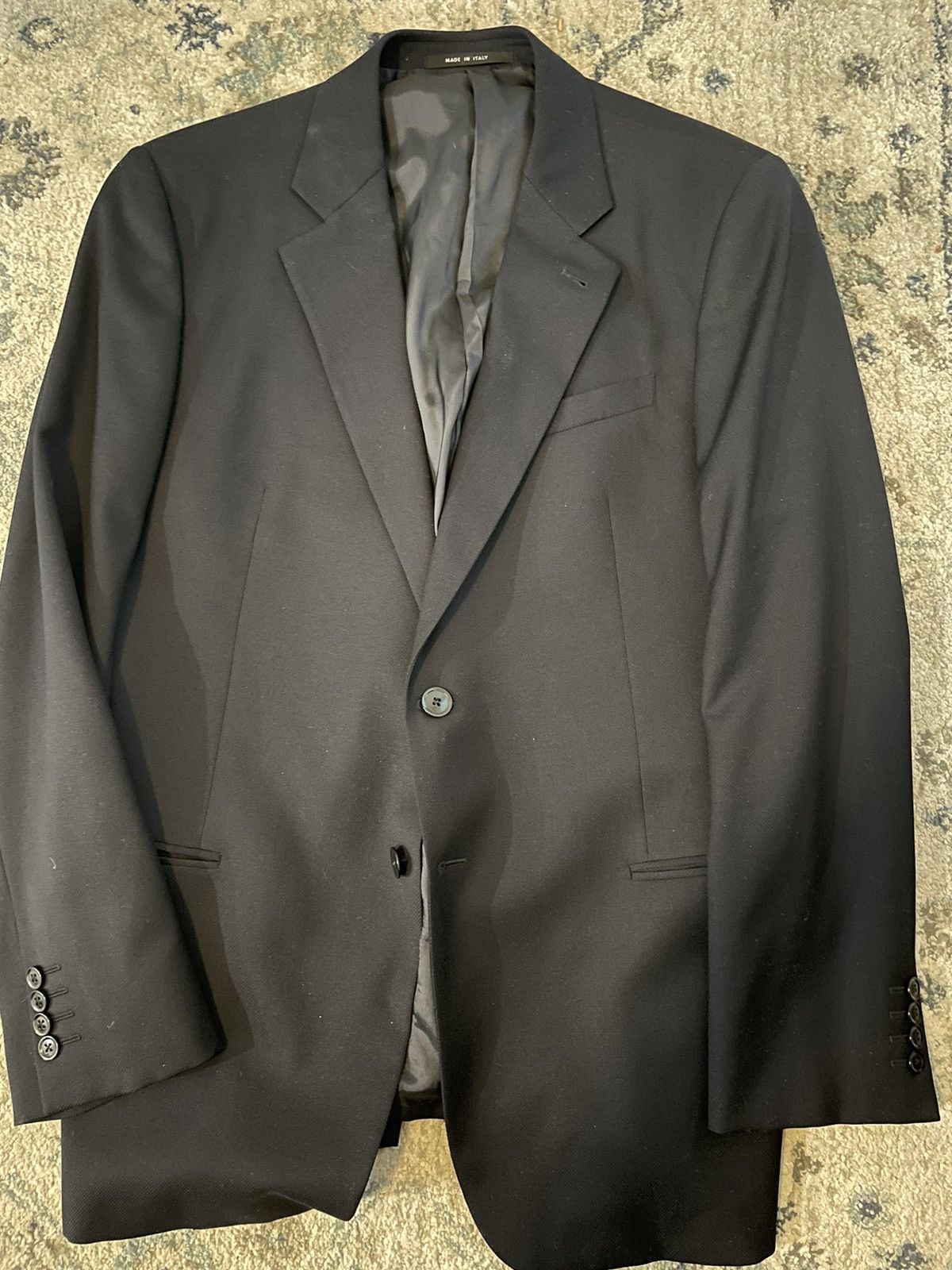 Armani Collezioni Finely Textured Wool Suit Jacket Size 42R - 1 Thumbnail