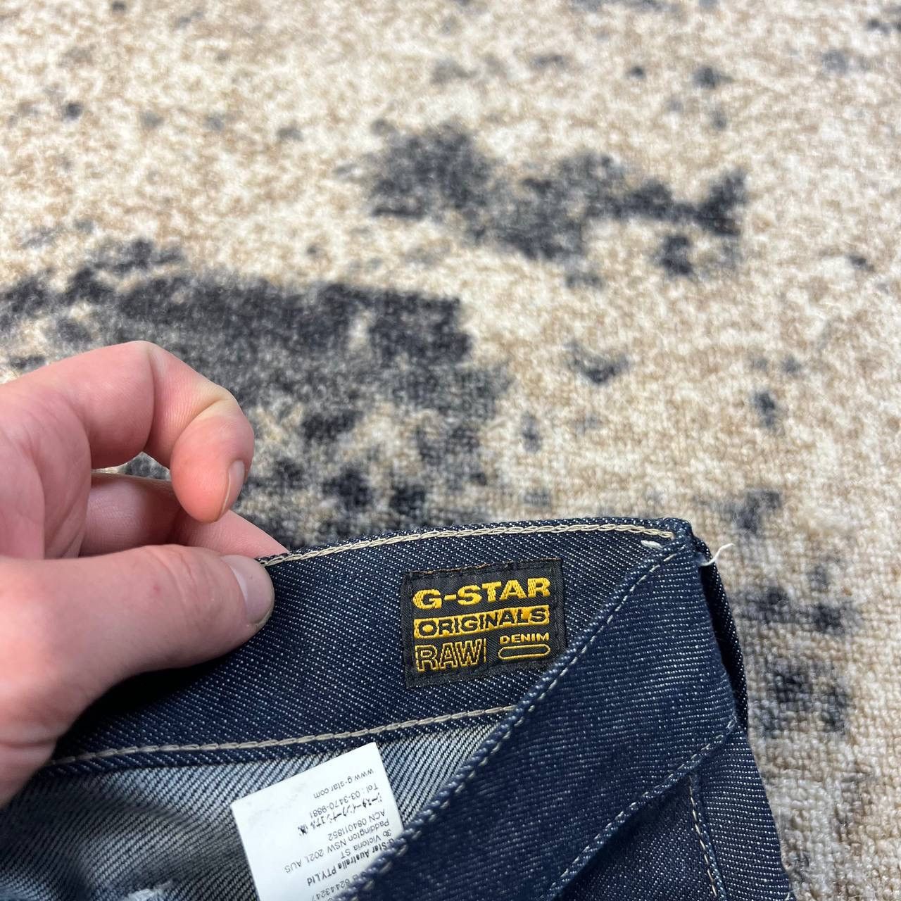G-Star G-Star Raw Japanese Y2K Slim Fit Deep Blue Denim Jeans Size US 30 / EU 46 - 9 Thumbnail