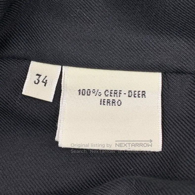Hermes Hermes Black Buckle Long Sleeve Leather Jacket Size XXS / US 00 / IT 34 - 6 Thumbnail