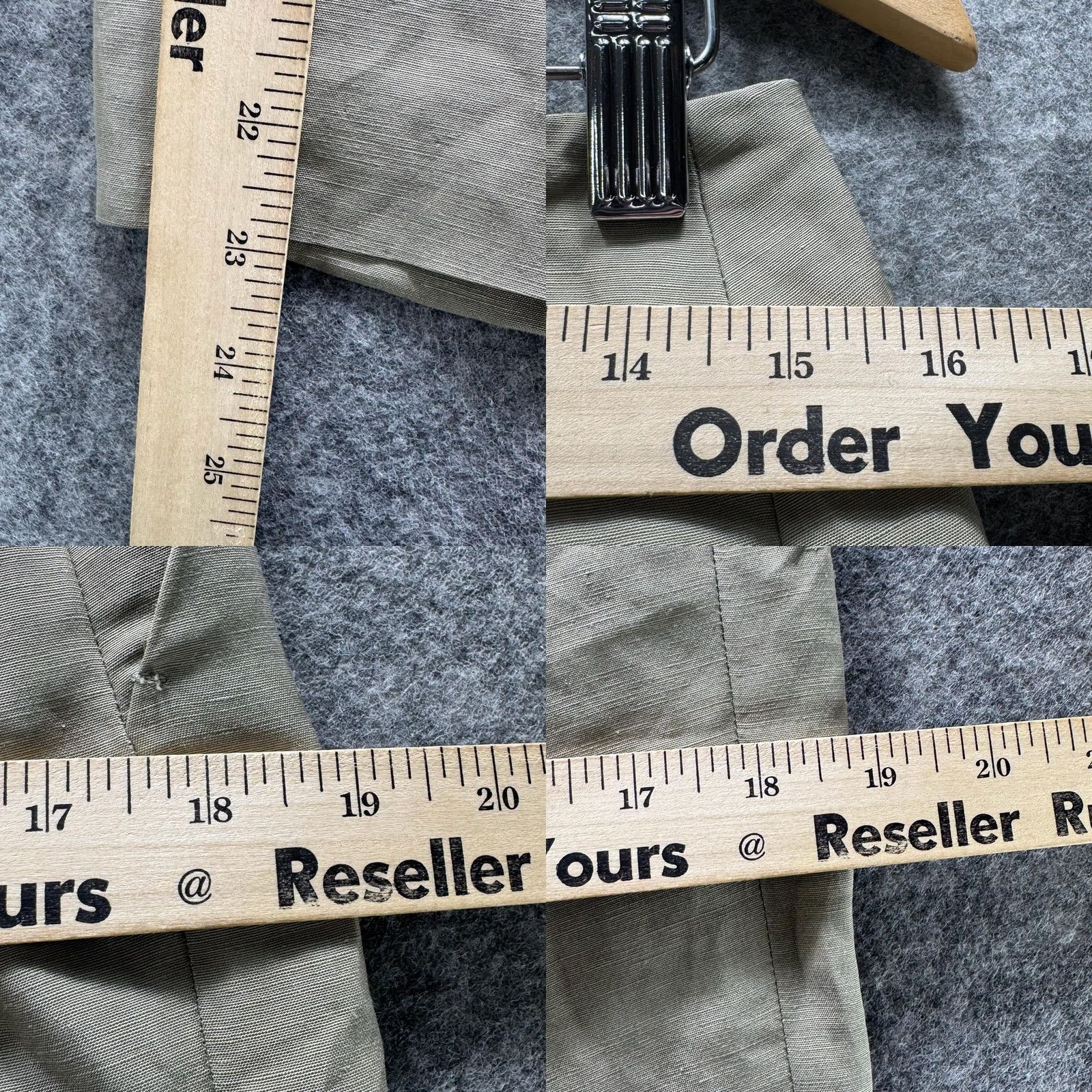 Armani Armani Collezioni Skirt Womens 8 Beige Linen Pencil Knee Length Made In Italy Size 30" / US 8 / IT 44 - 8 Thumbnail