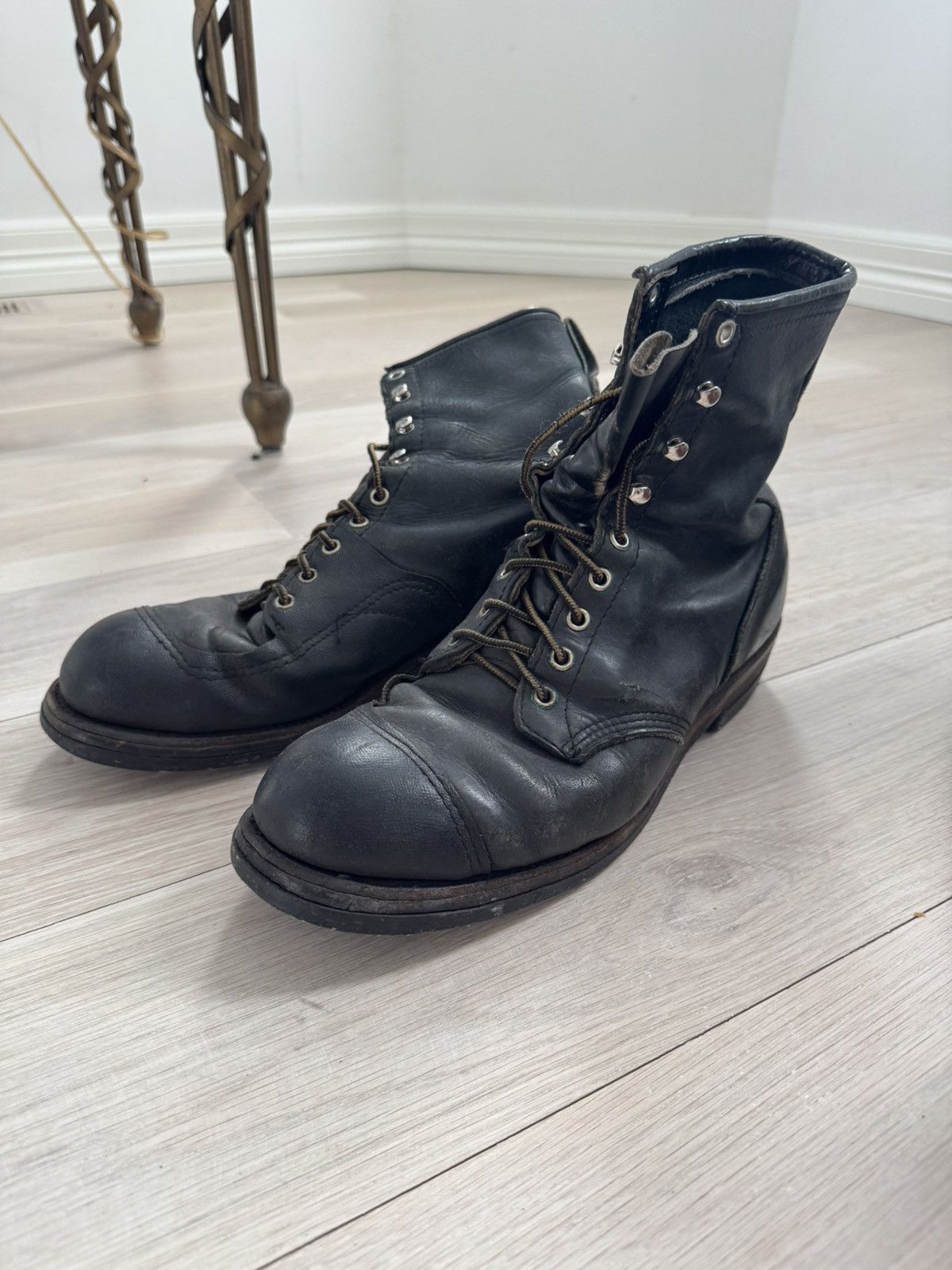Sears Sears Vintage 60s Steel Toe Logger/ Biker Boots SZ 9.5D Size US 9.5 / EU 42-43 - 2 Thumbnail