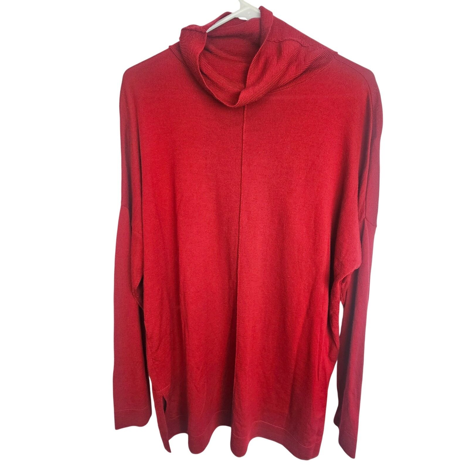 Eileen Fisher Eileen Fisher Womens 100% Merino Wool Turtleneck Sweater M Size M / US 6-8 / IT 42-44 - 1 Thumbnail