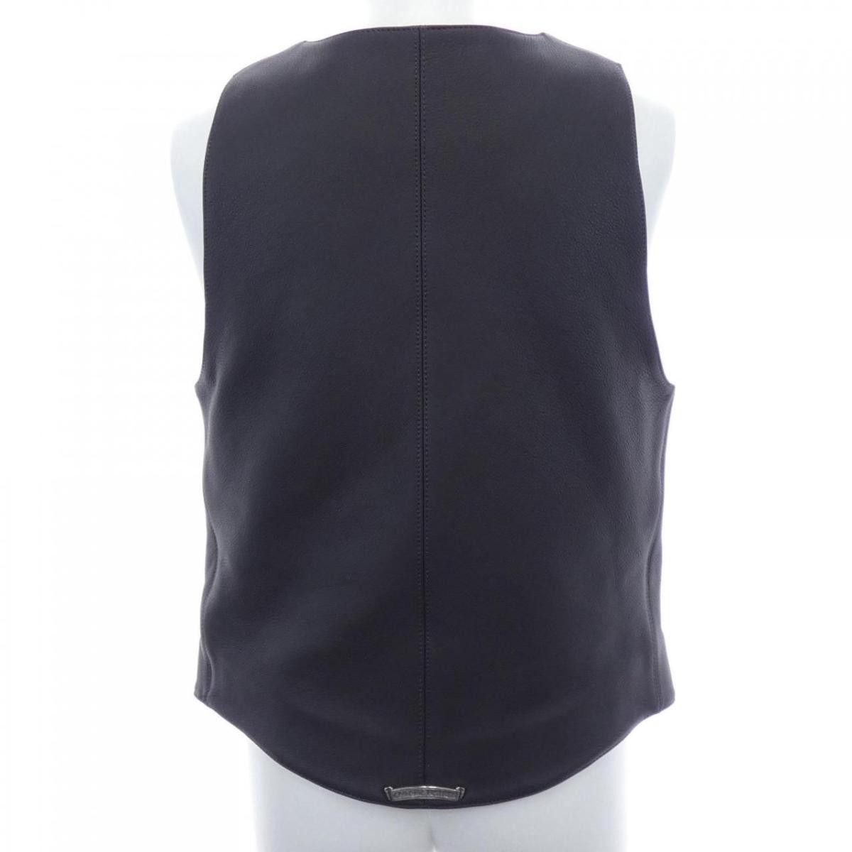 Chrome Hearts Chrome Hearts Classic Leather Vest Size US S / EU 44-46 / 1 - 2 Thumbnail