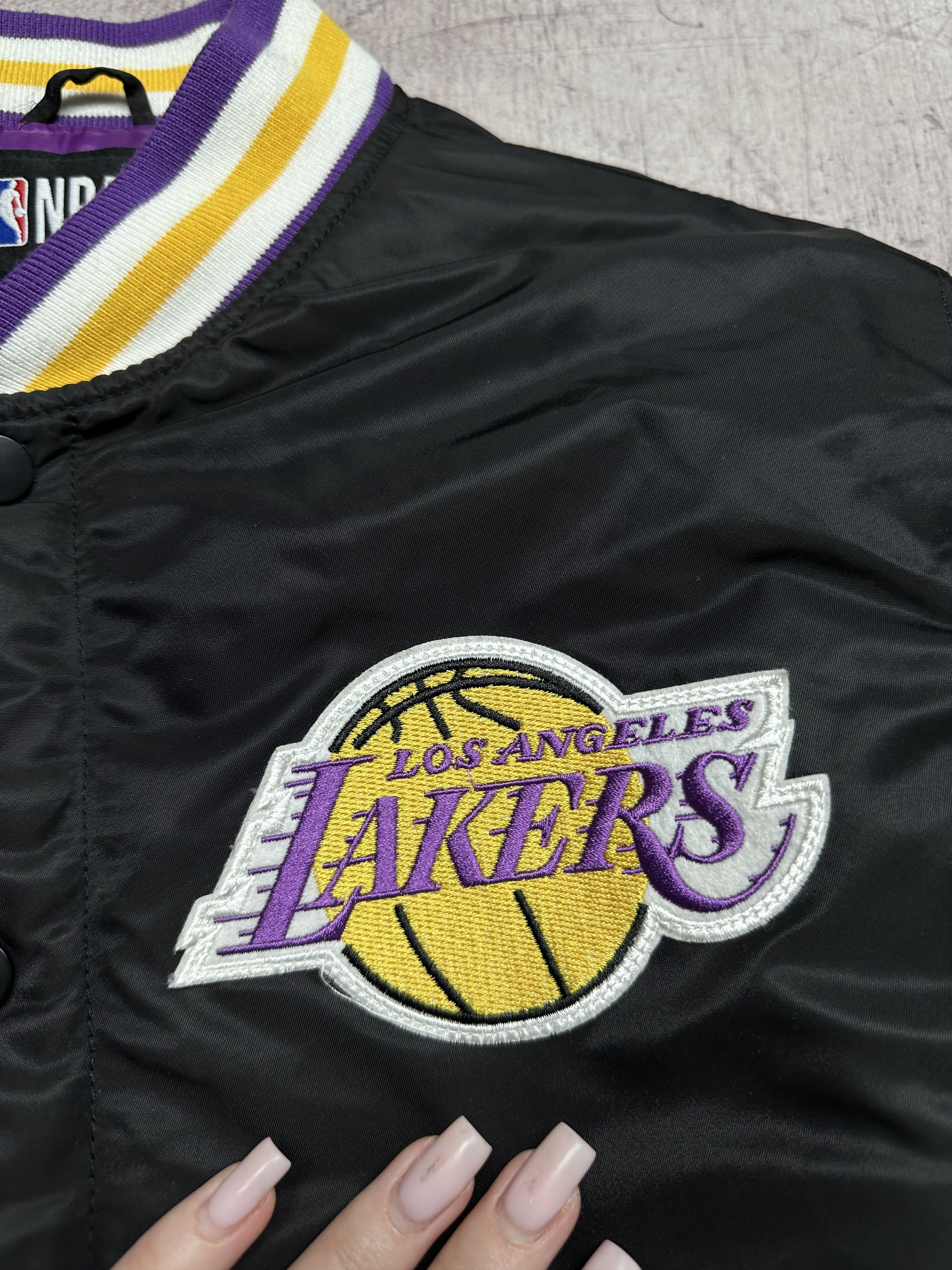 NBA LA Lakers NBA Mens Bomber Jacket Size US S / EU 44-46 / 1 - 5 Thumbnail