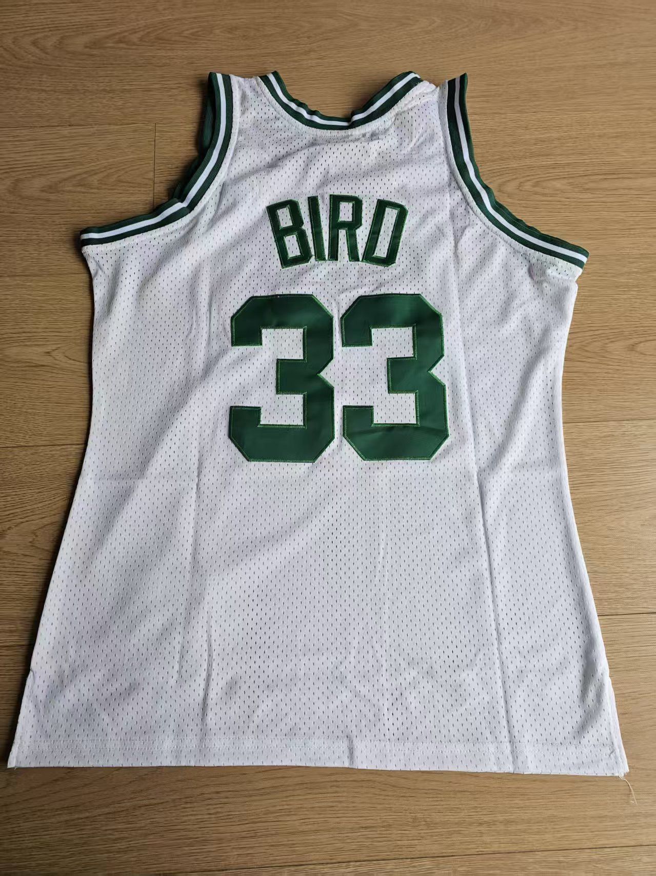 NBA 1985 88 Boston Celtics #33 Larry Bird Jersey White Size US XL / EU 56 / 4 - 2 Thumbnail