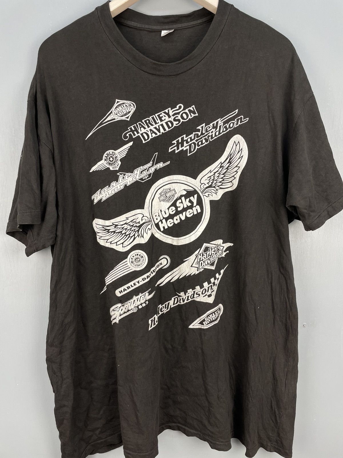 Harley Davidson Vintage Harley Davidson Blue Sky Heaven t shirt Size US XL / EU 56 / 4 - 3 Thumbnail
