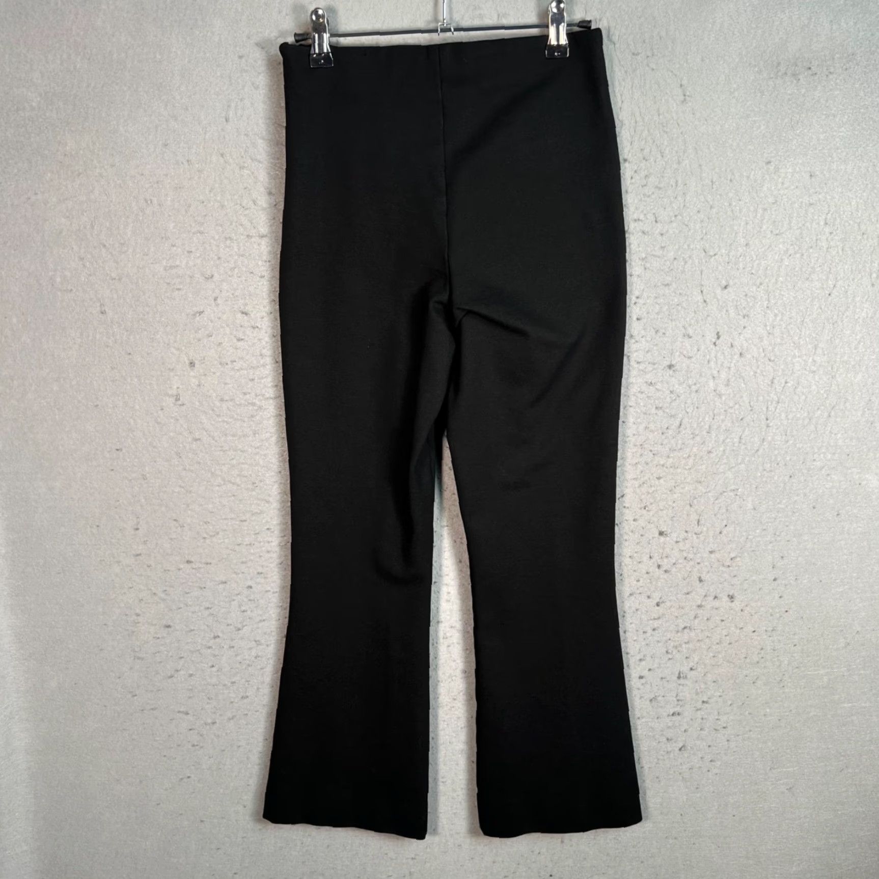 Zara Zara Womens XS Black Flared Leg High Waist Pants Dress Pants Formal Casual Women's XS Flared Leg Pants Size 26" / US 2 / IT 38 - 2 Thumbnail