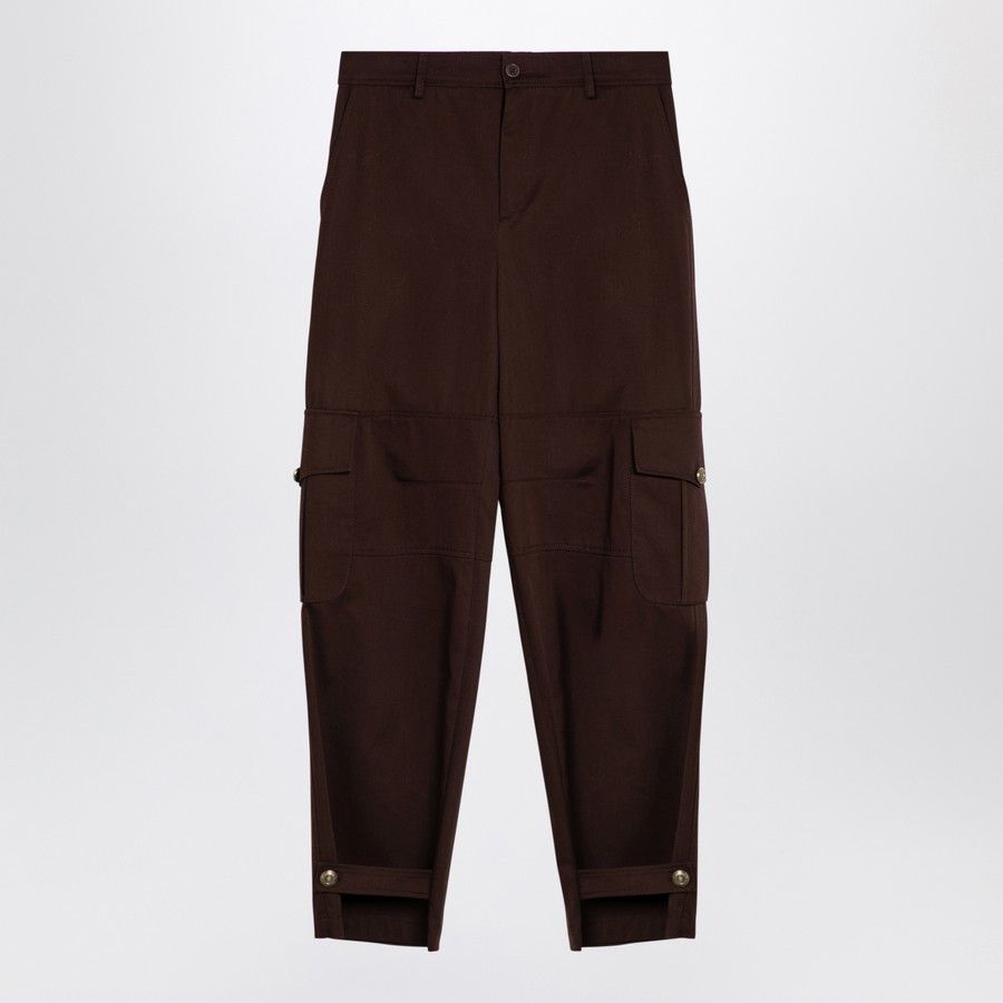 Moschino o1d2blof0924 Wide Cargo Trouser in Brown Size 27" / US 4 / IT 40 - 1 Thumbnail