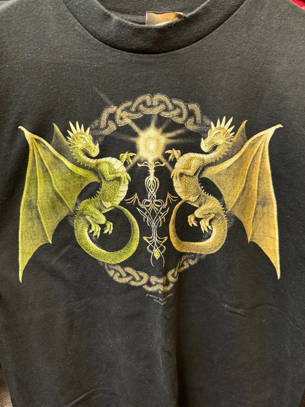 Designer Vintage Y2K Goth Style Aimee Bonamie Tee Rare SilkMasters L Size US L / EU 52-54 / 3 - 4 Thumbnail
